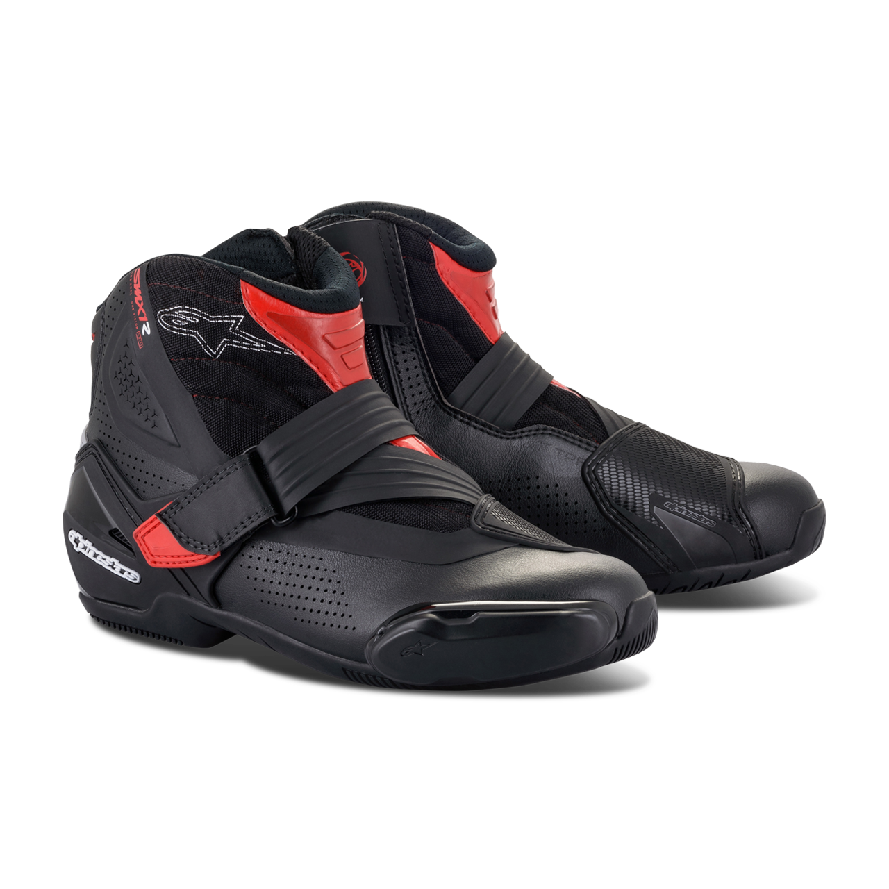 Buty Motocyklowe Alpinestars SMX-1 R V2 Vented Czarny/Czerwony40