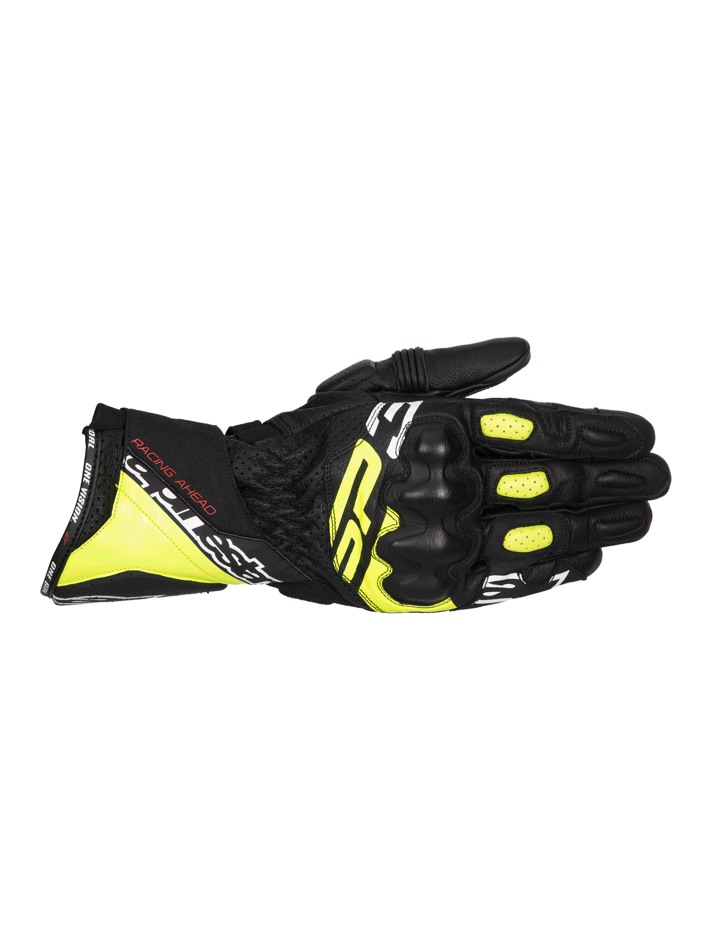 Rękawice Motocyklowe Alpinestars SP-3 Czarny/Fluorescencyjny Żółty/Złamany BiałyXL
