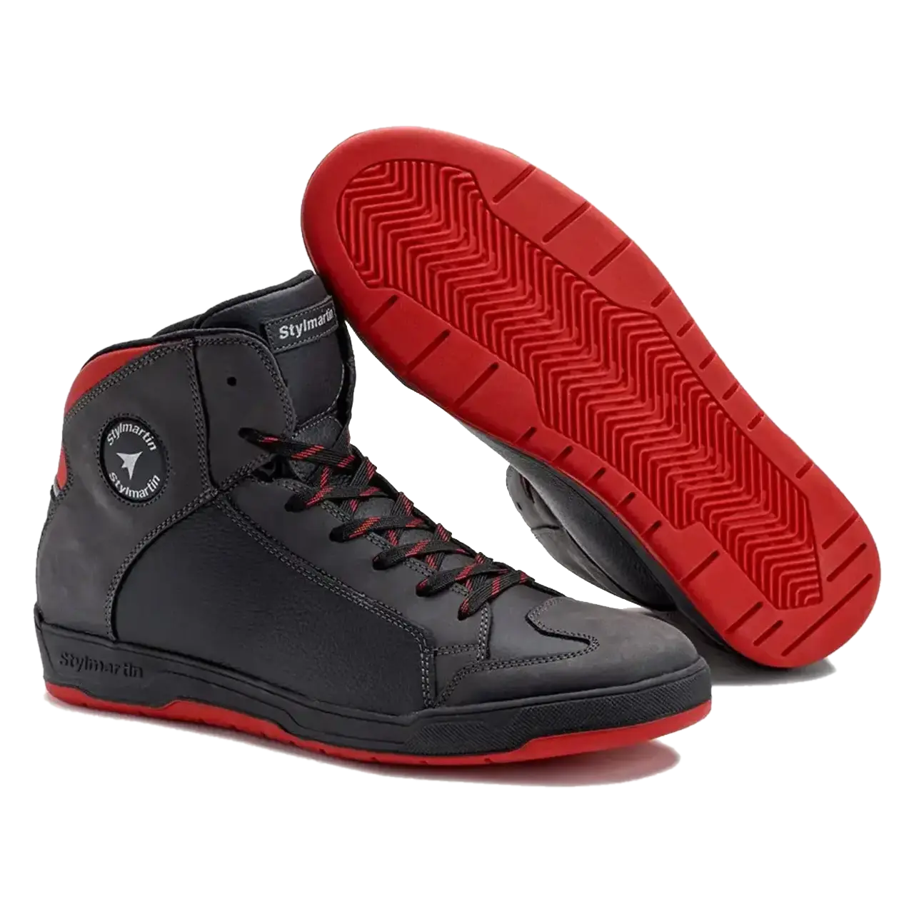 Buty Motocyklowe Stylmartin Double WP Czarny/Czerwony40