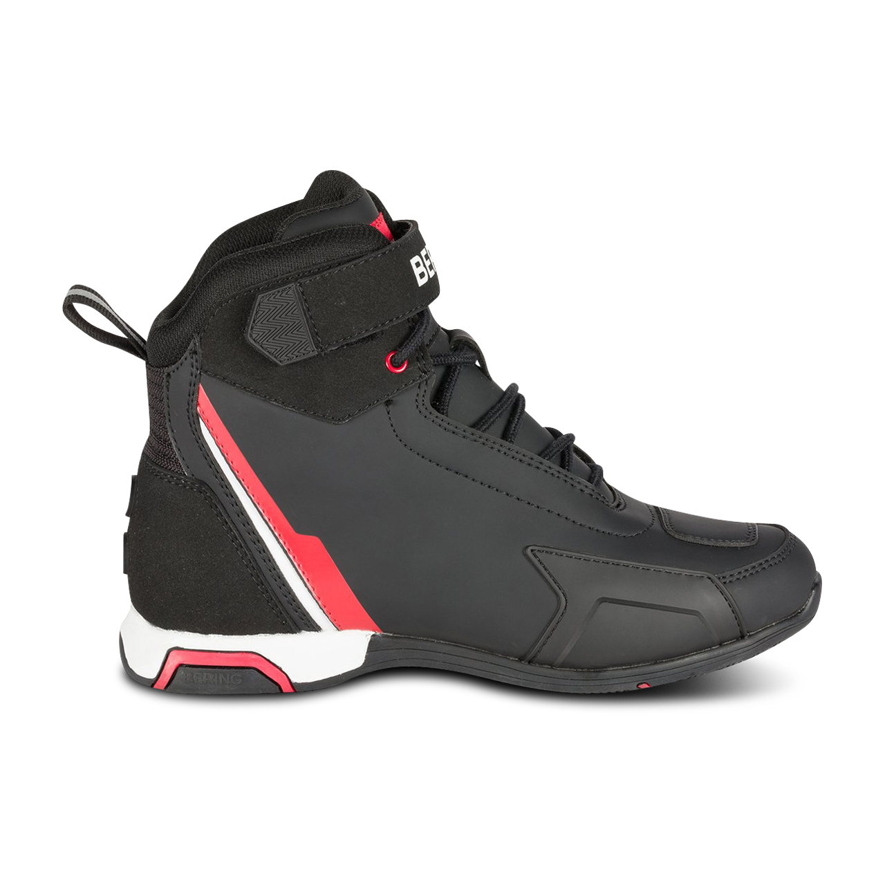 Buty Motocyklowe Bering Jag Czarny/Złamany Biały/Czerwony40