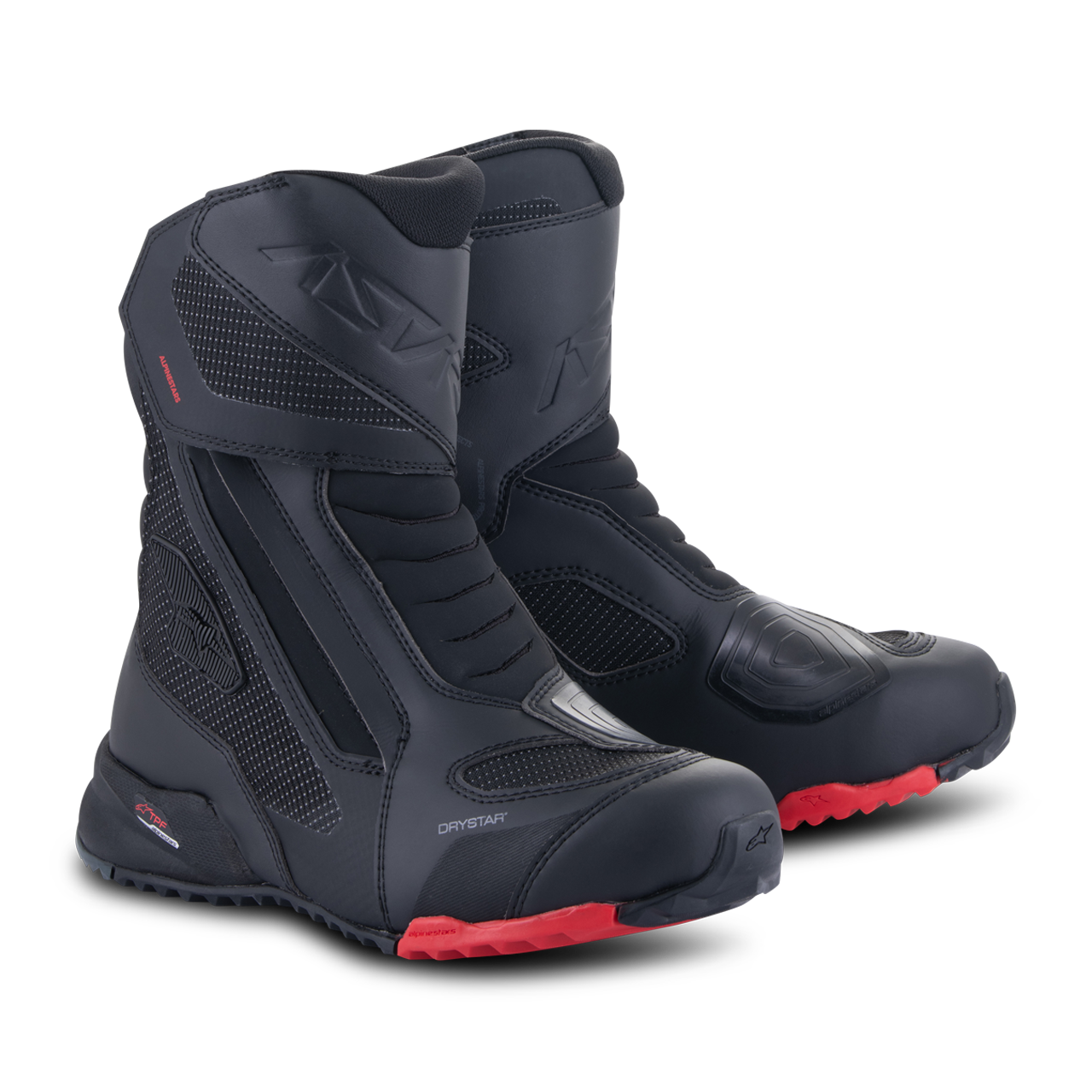 Buty Motocyklowe Alpinestars RT-7 Drystar Czarny/Czerwony44