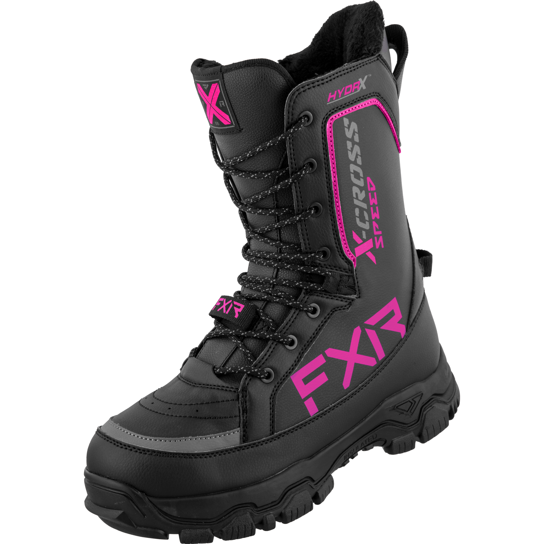 Buty na Skuter Śnieżny FXR X-Cross Speed Ops Czarny/Fuksjowy36