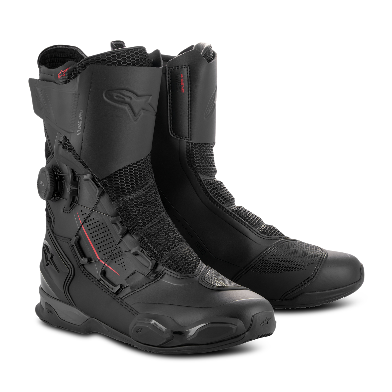 Buty Motocyklowe Alpinestars Sp-X Boa Czarno-Czarny45