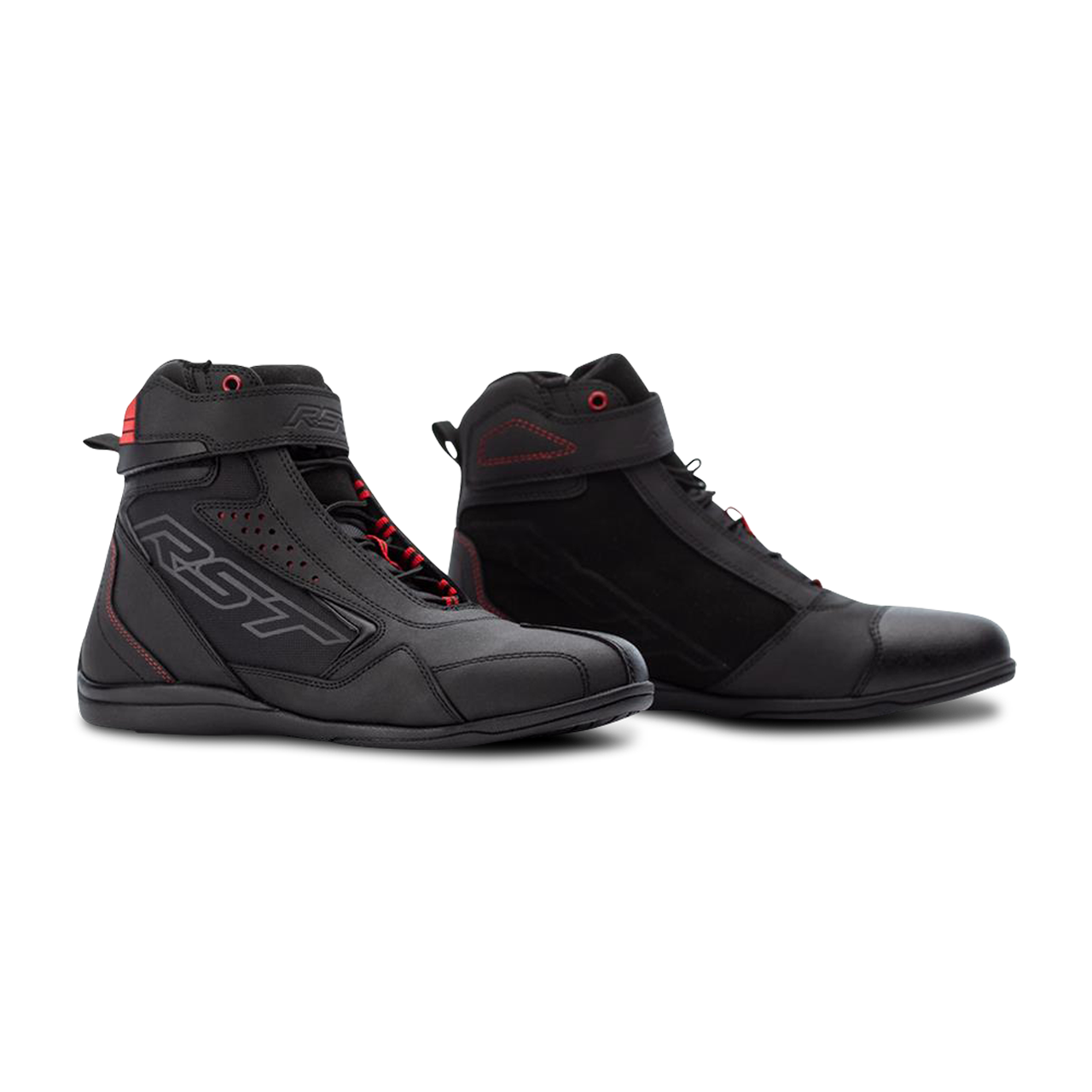 Damskie Buty Motocyklowe RST Frontier Czarny/Czerwony37