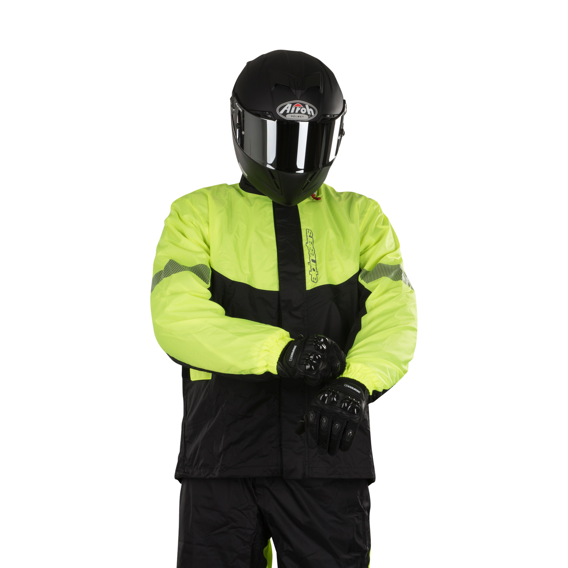 Kurtka Przeciwdeszczowa Alpinestars Hurricane Żółty/CzarnyS