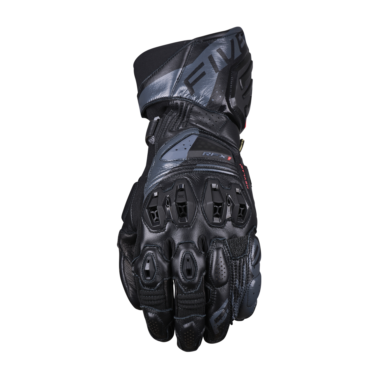 Rękawice Motocyklowe Five RFX1 Czarny/CiemnoszaryXXL