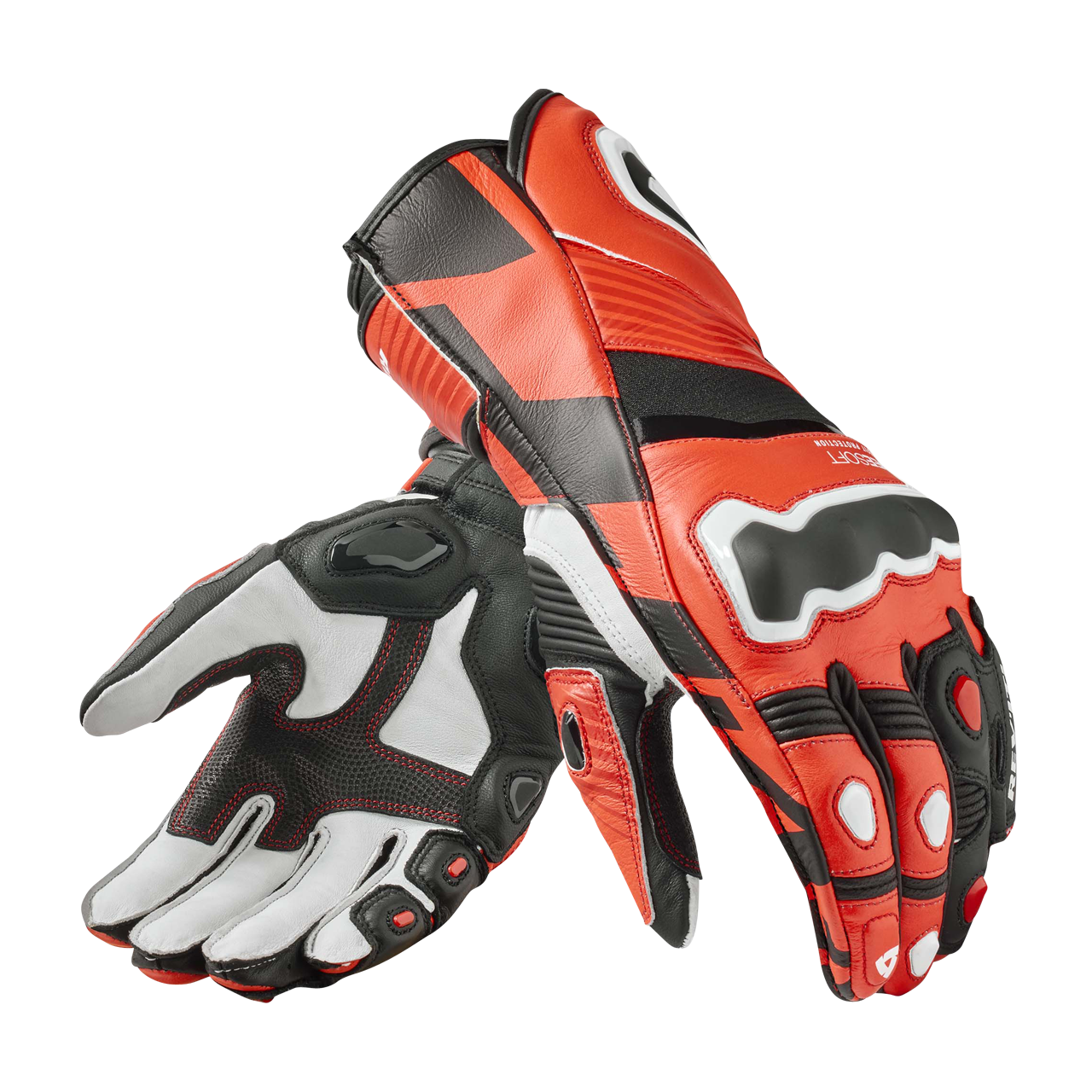 Rękawice Motocyklowe REV'IT! Jerez 4 Neonowy Czerwony/CzarnyXL