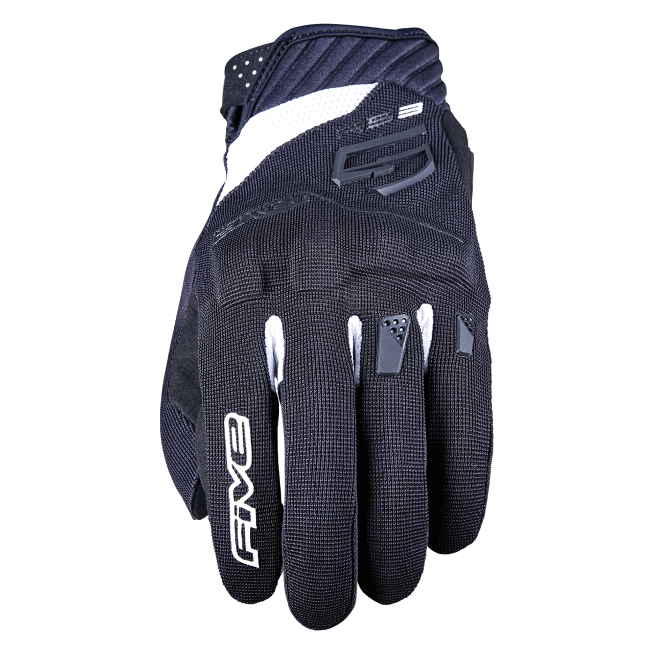 Rękawice Motocyklowe Five RS3 Evo Airflow Evo Czarny/Złamany BiałyL