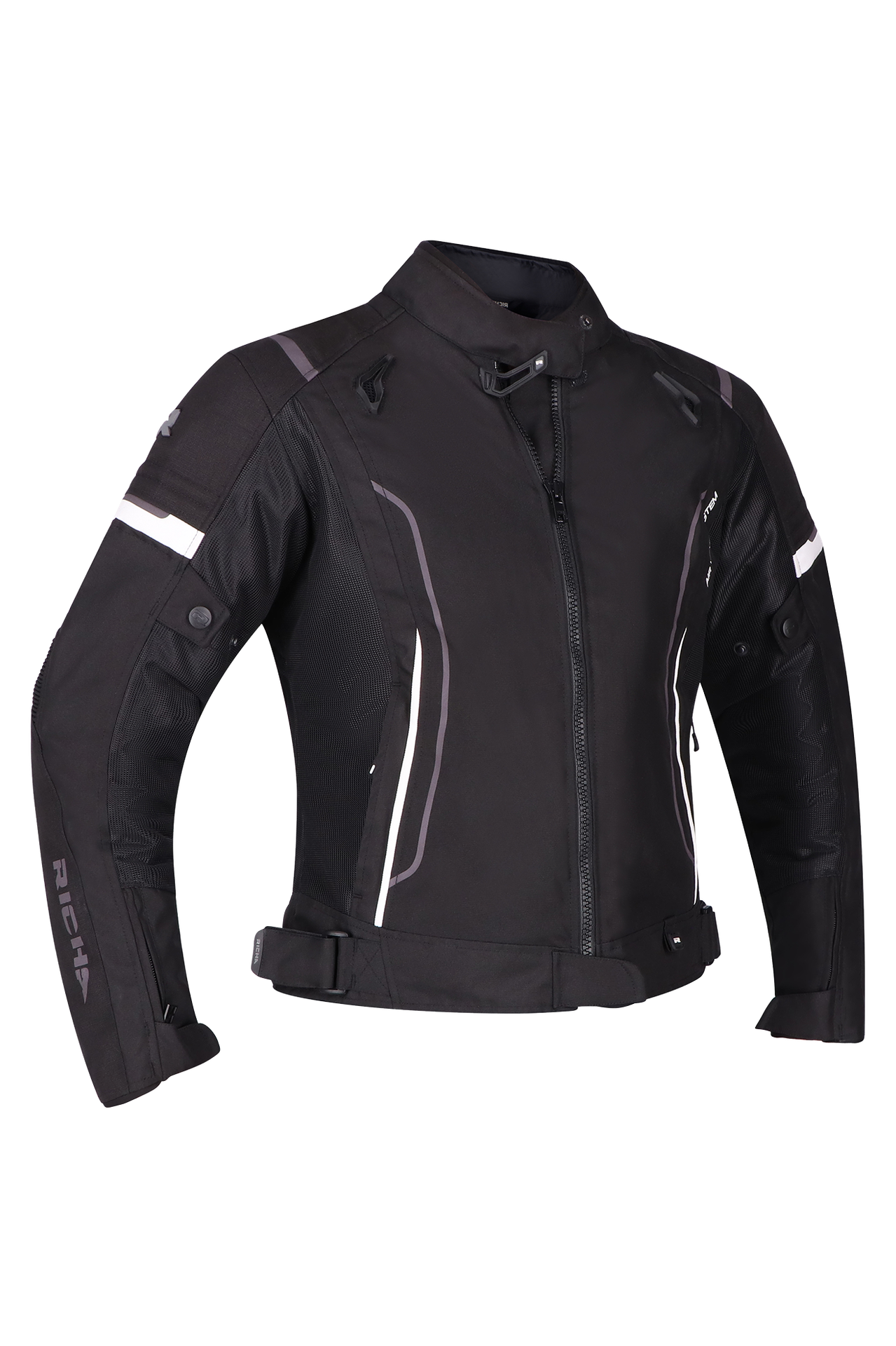 Kurtka Motocyklowa Richa Airstream 3 Damska Czarny/Złamany Biały4XL