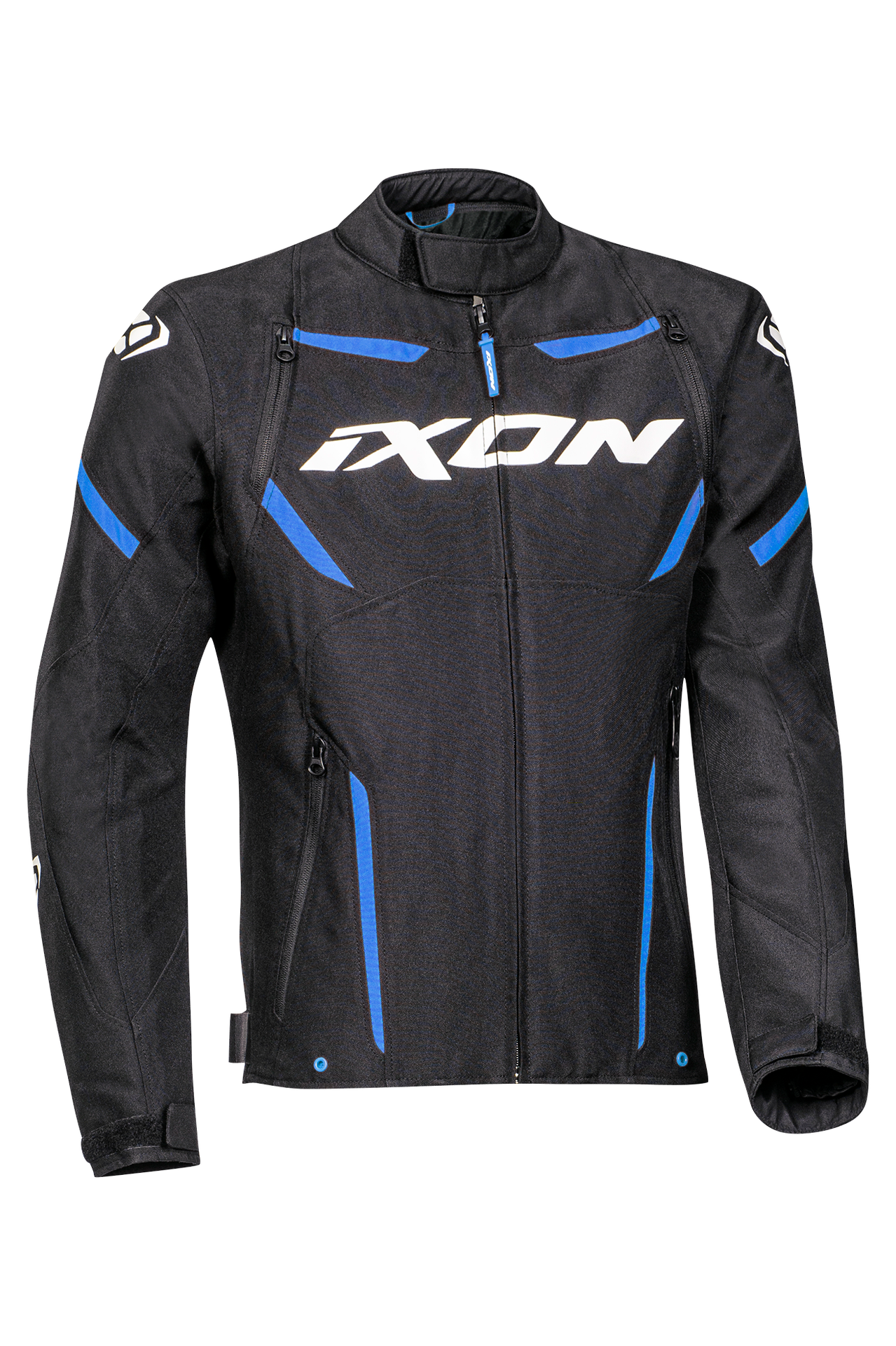 Kurtka Motocyklowa Ixon Striker Czarny/Złamany Biały/NiebieskiXL
