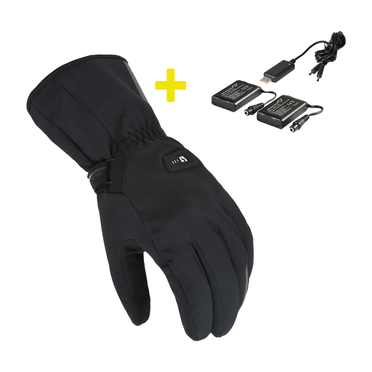 Rękawice Motocyklowe Ogrzewane Zestaw Macna Unite RTX 2.0 Damskie CzarnyL