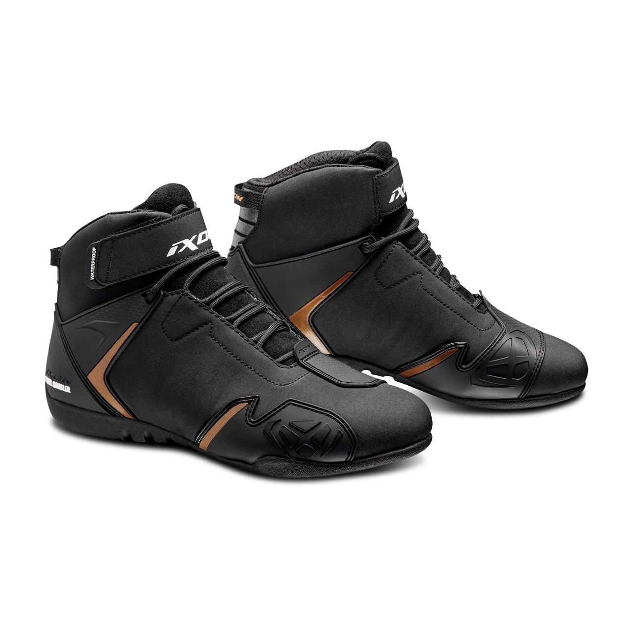 Buty Motocyklowe Ixon Gambler WP Damskie Czarny/Złoty41