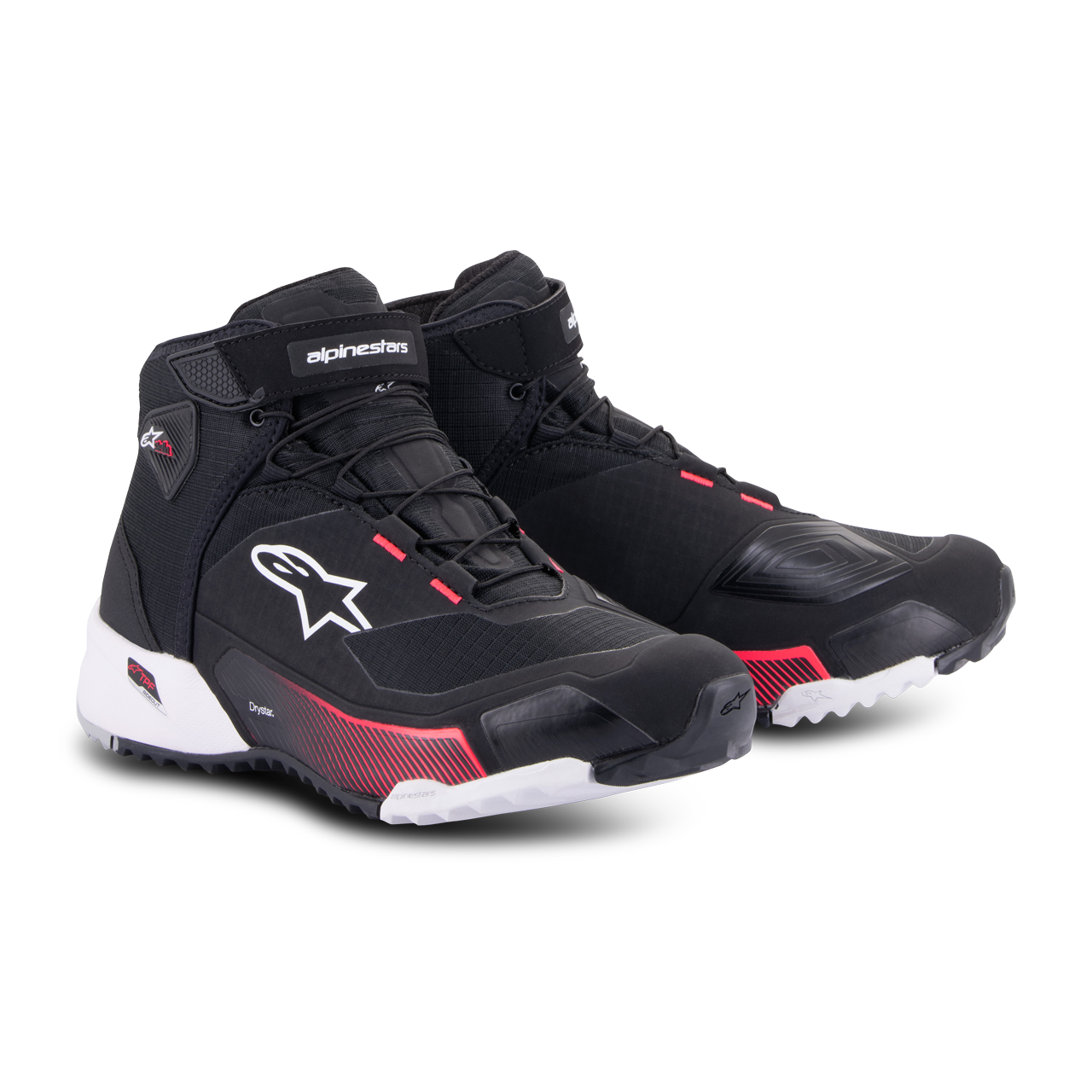 Buty Motocyklowe Damskie Alpinestars CR-X Drystar Czarny/Złamany Biały/Boski Różowy40