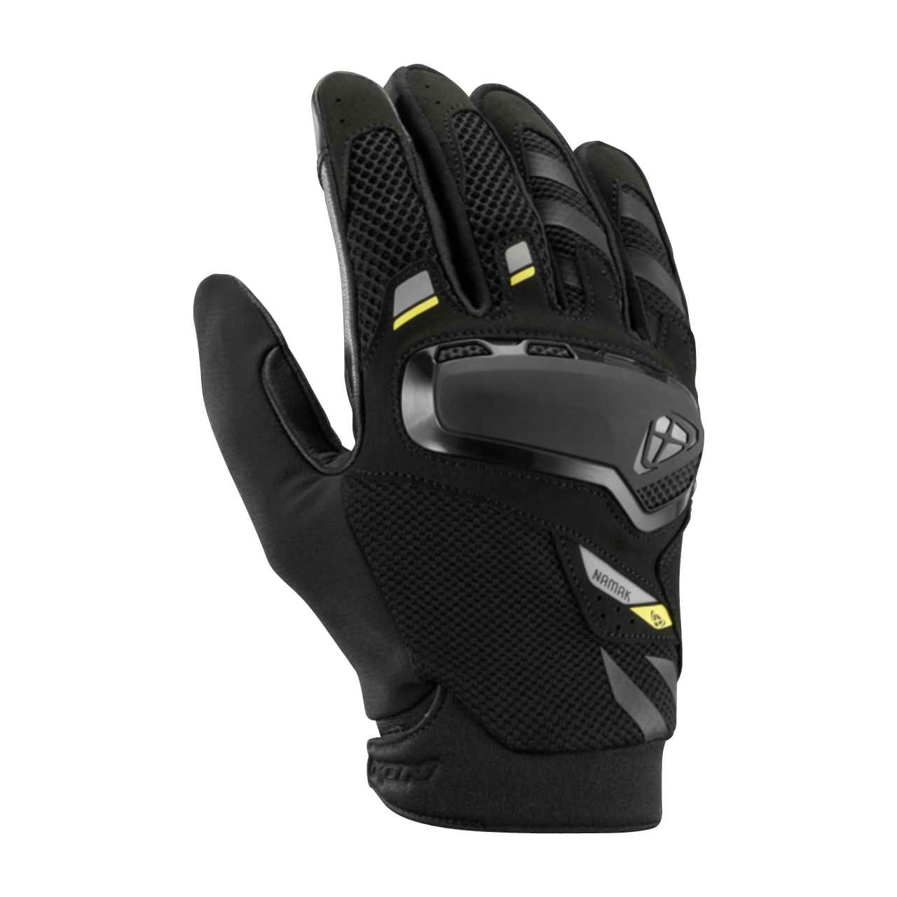 Rękawice MC Ixon Namak Czarny/JasnożółtyXXXL