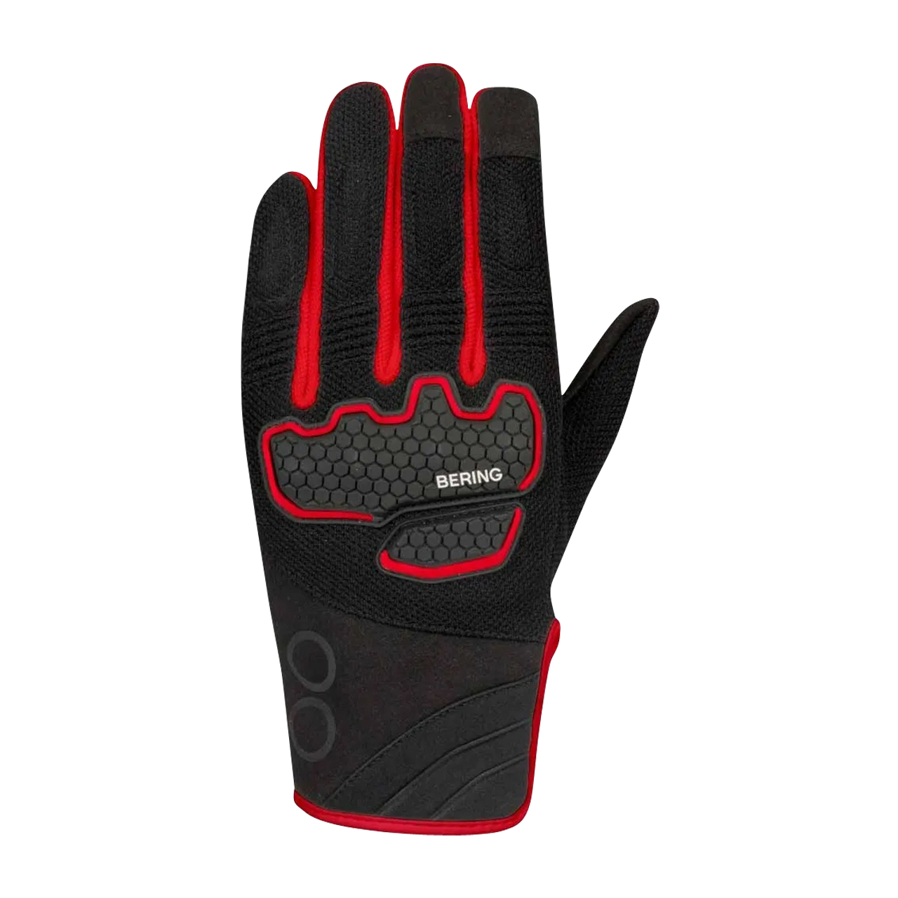 Rękawice MC Bering Breeze Czarny/CzerwonyM