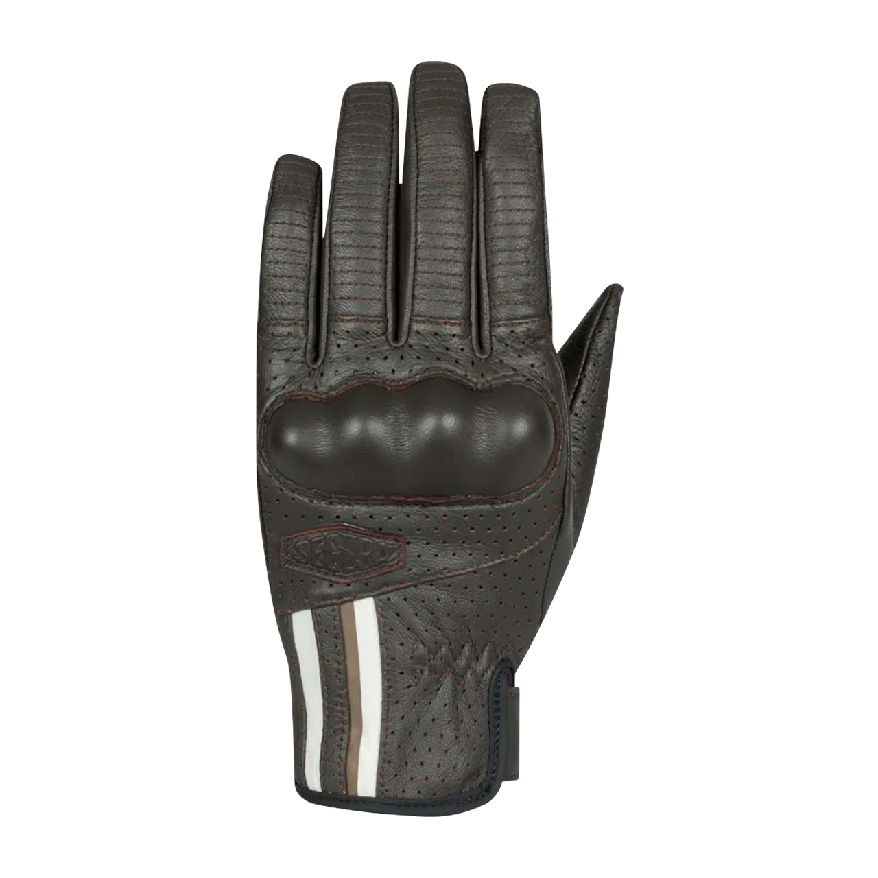 Rękawice MC Segura Romeo Brązowy/Złamany BiałyXL