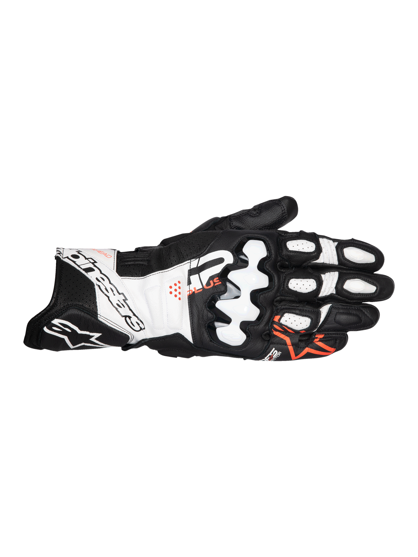 Rękawice Skórzane Alpinestars GP Plus R V3 Czarny/Złamany Biały/CzerwonyL