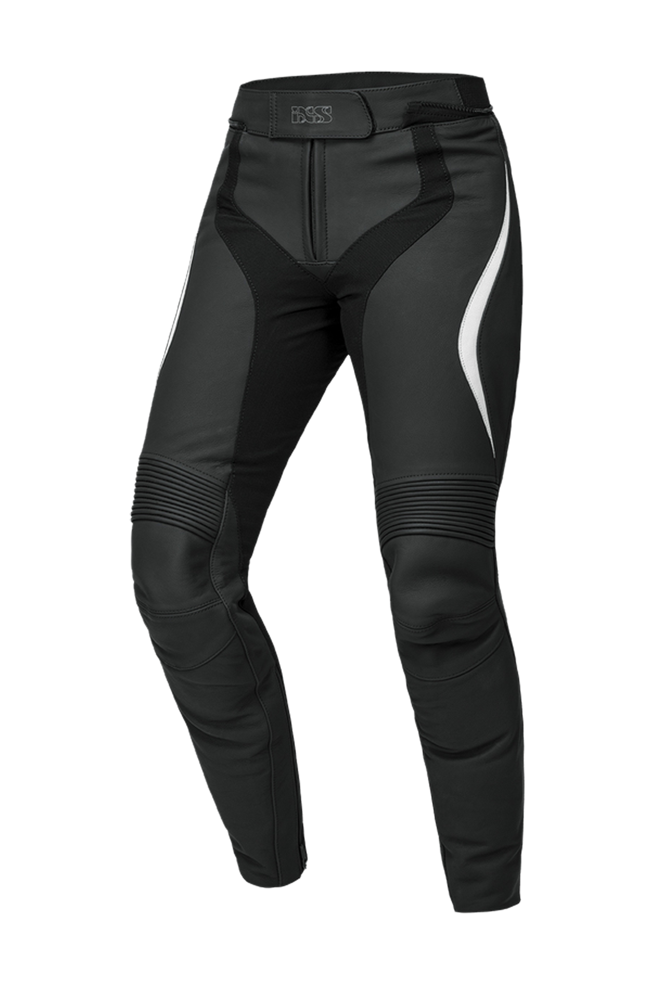 Damskie Spodnie Motocyklowe iXS RS-600 Czarny/Złamany Biały42