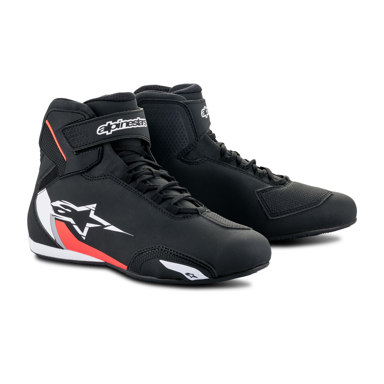 Buty Motocyklowe Alpinestars Sector Czarny/Złamany Biały/Czerwony45,5