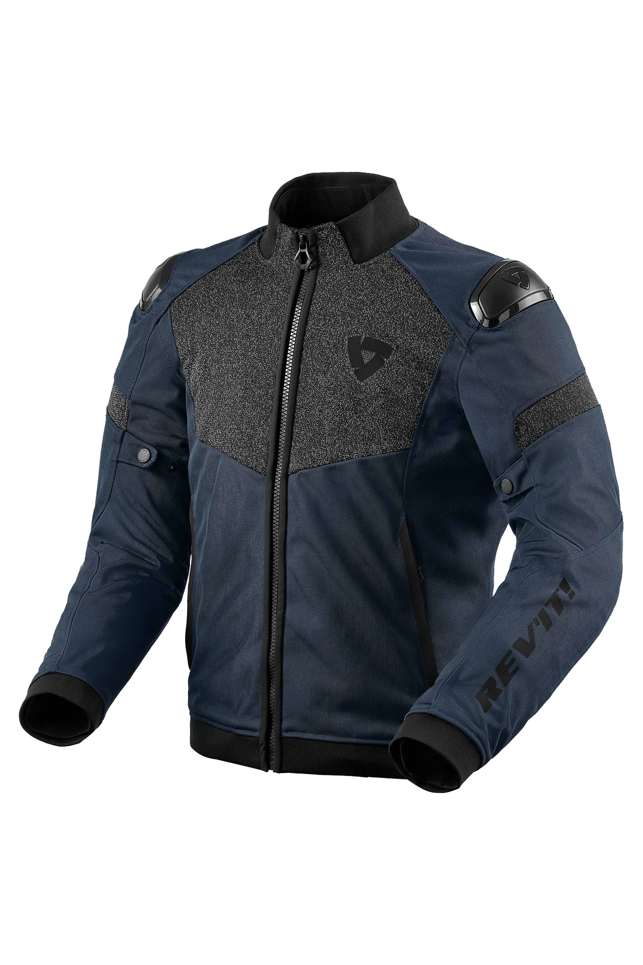 Kurtka Motocyklowa Rev'It! Action H2O Czarny/CiemnoniebieskiM