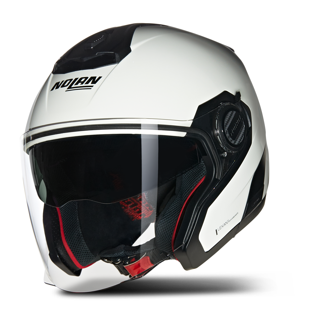 Kask Otwarty Nolan N40-5 Złamany BiałyS