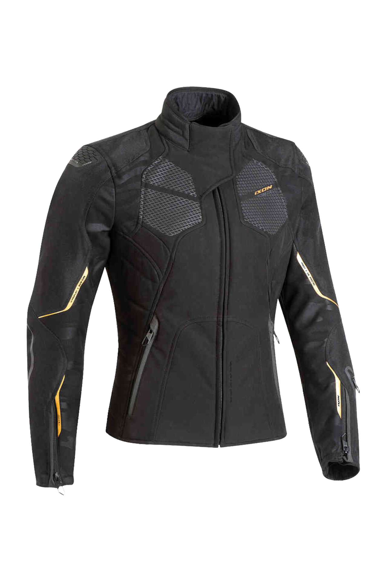 Kurtka motocyklowa Ixon Cell Damska Czarny/ZłotyM