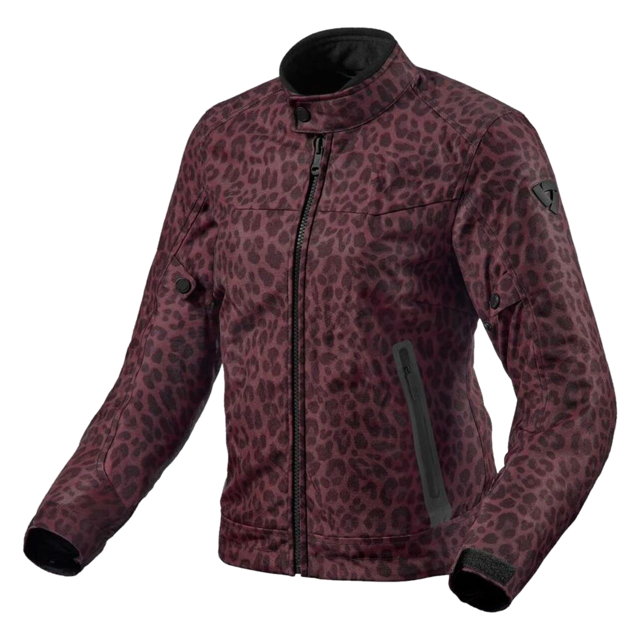 Kurtka Motocyklowa Rev'It! Shade H2O Damska Leopard/CzerwonyM