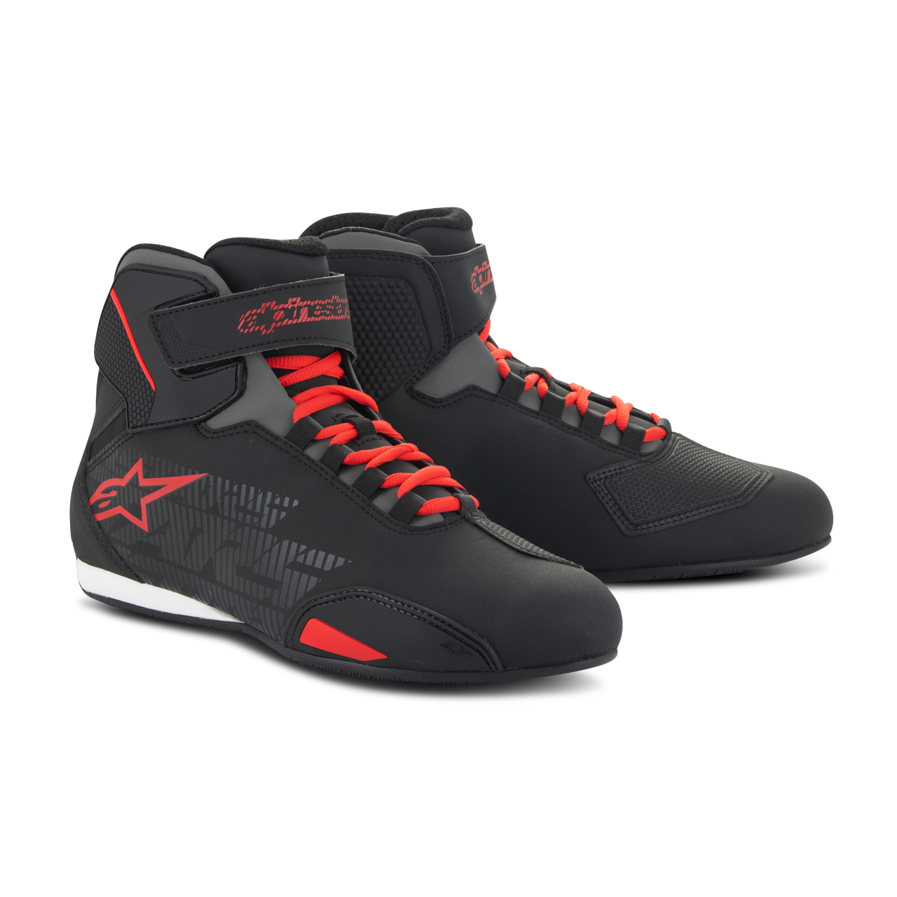 Buty Motocyklowe Alpinestars Sector Czarny/Jasnoczerwony42