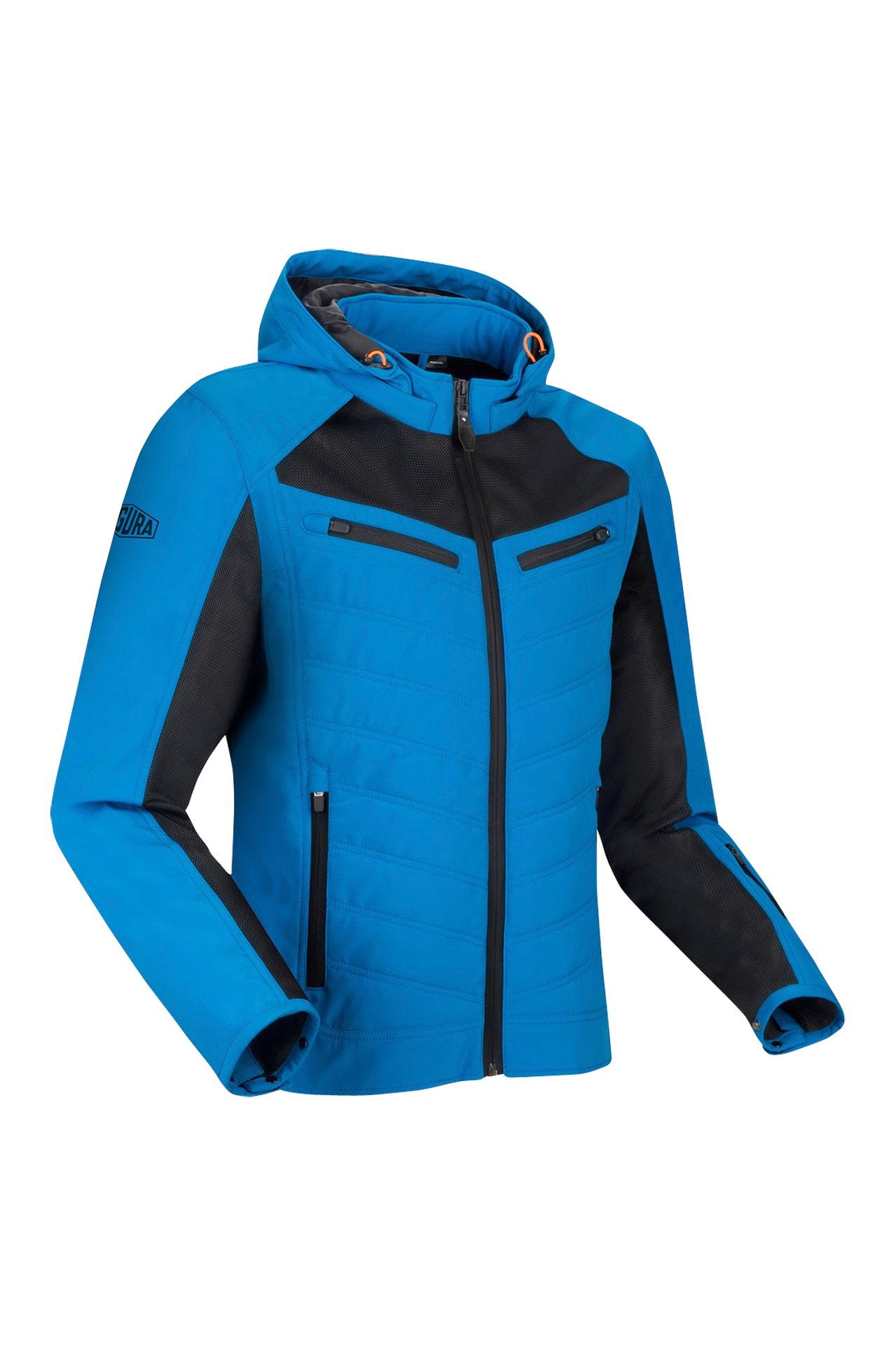 Kurtka MC Segura Natcho Vented Niebieski/PomarańczowyXL