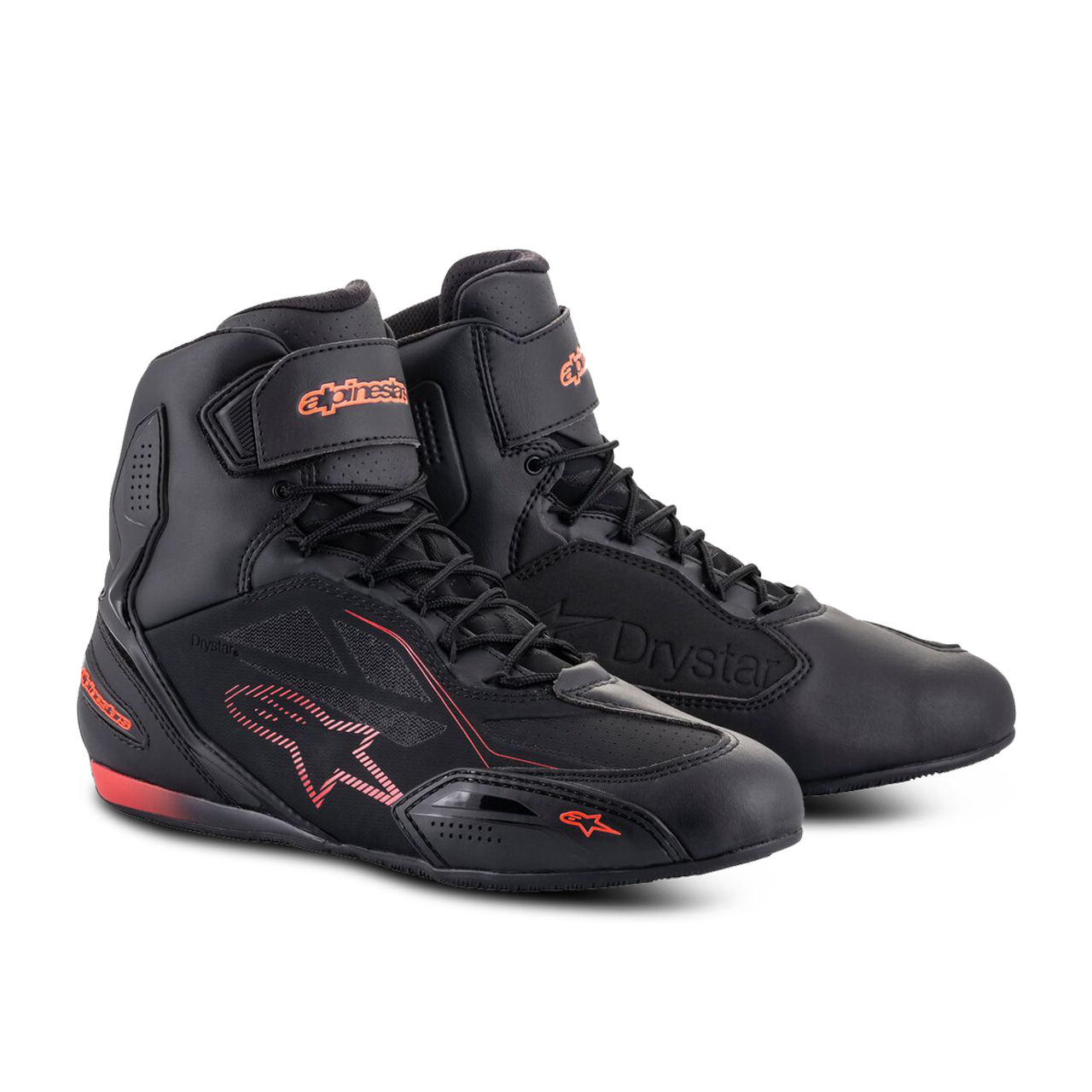 Buty Motocyklowe Alpinestars Faster-3 Drystar Czarny/Czerwony42