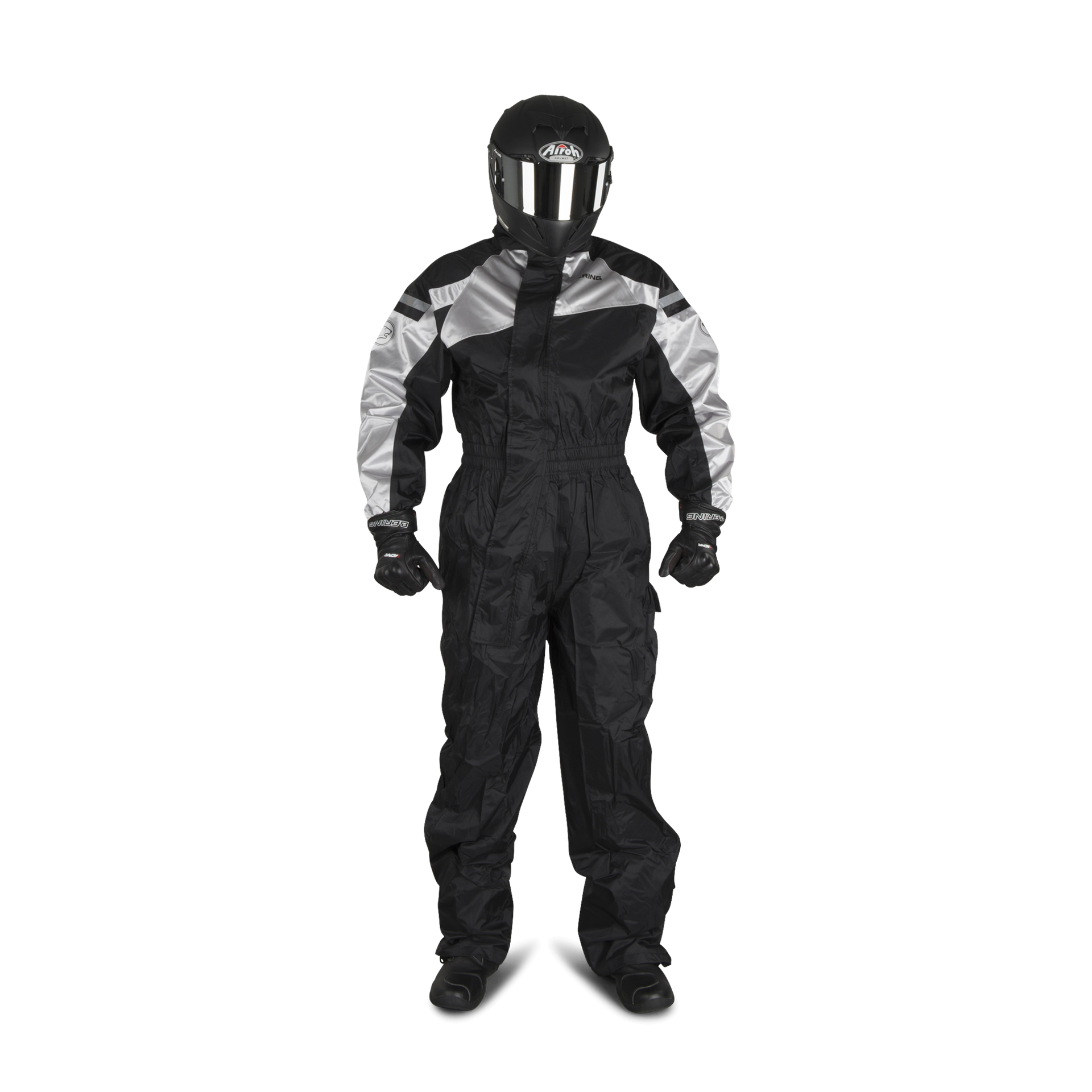 Kombinezon przeciwdeszczowy Bering Iwaki Czarny/SrebrnyS