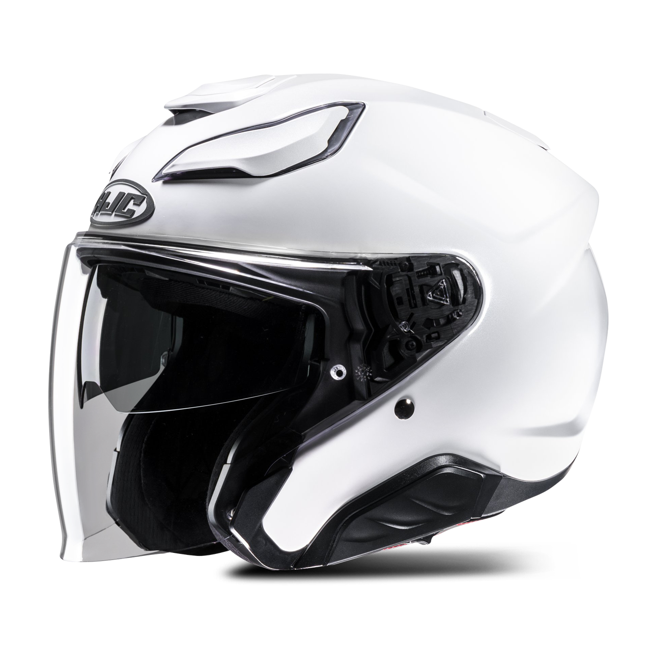 Kask Otwarty HJC F31 Flat Złamany BiałyL