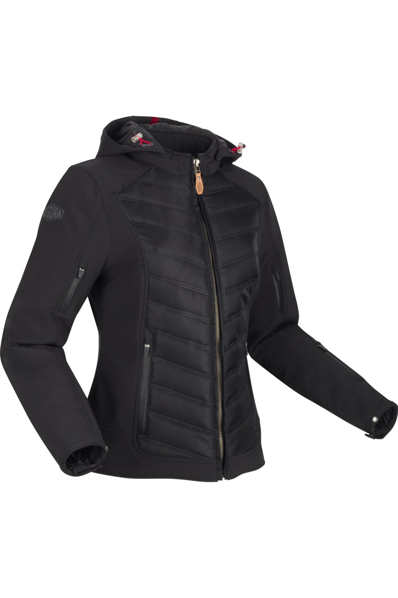 Kurtka Motocyklowa Segura Natcho 2 Damska Czarny/Czerwony40