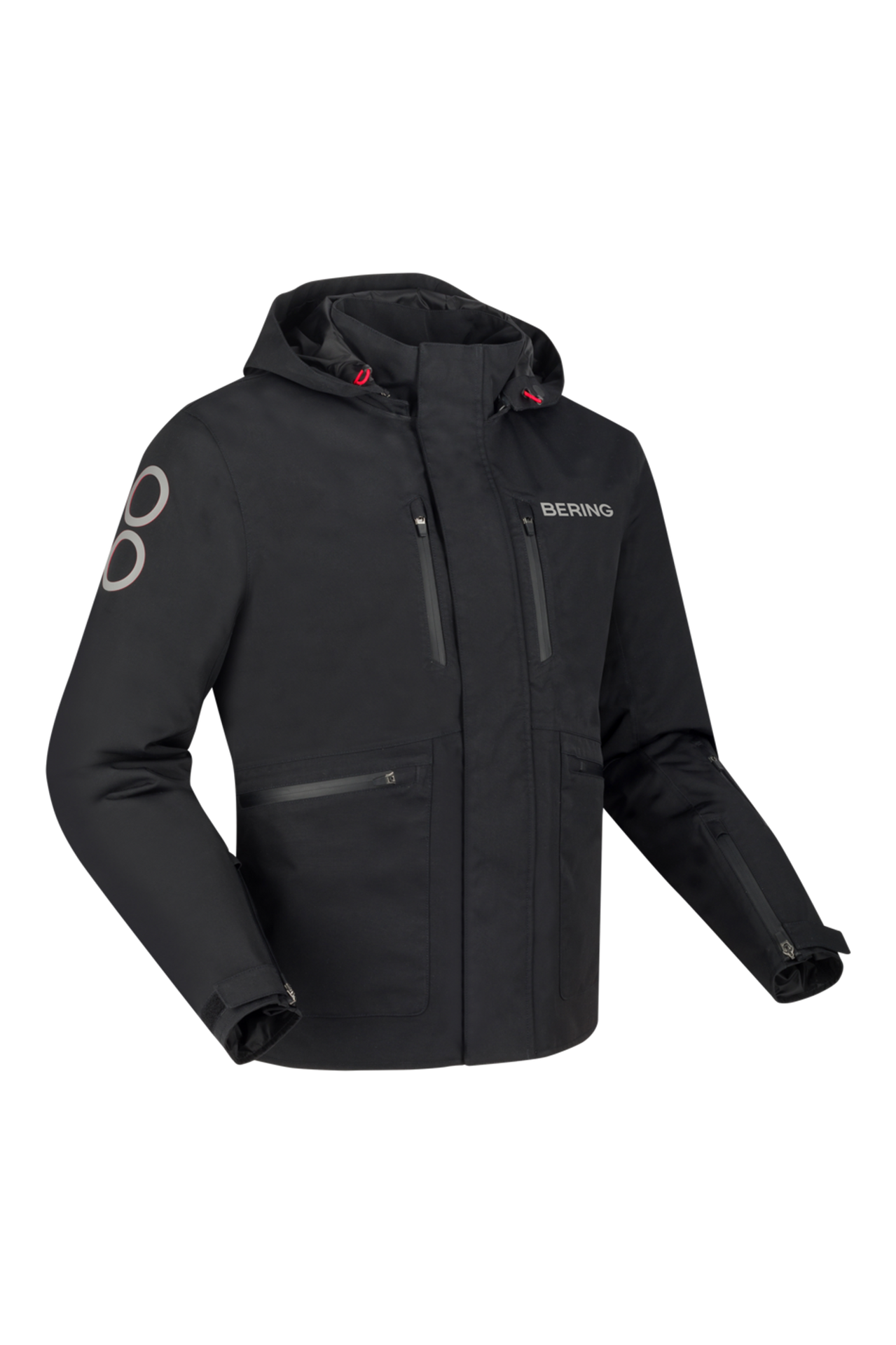 Kurtka Motocyklowa Bering Barstow CzarnyS