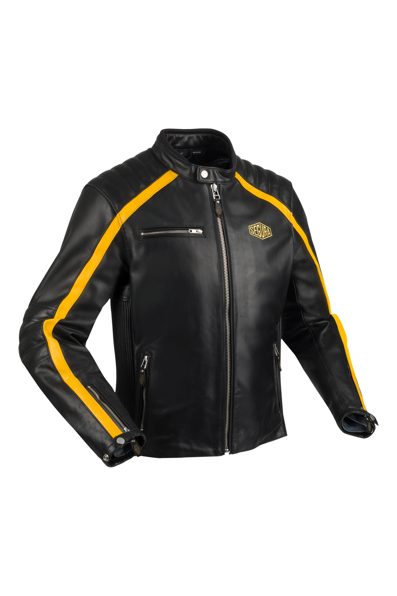 Kurtka Motocyklowa Segura Formula Czarny/ŻółtyL