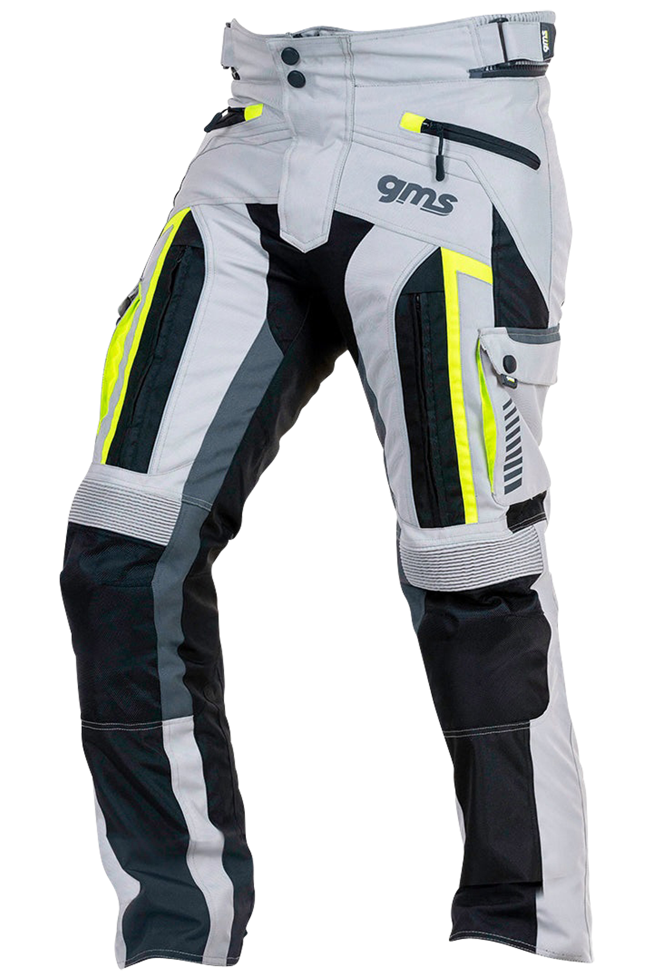 Spodnie Motocyklowe GMS Everest Żółty/Szary/Czarny3XL