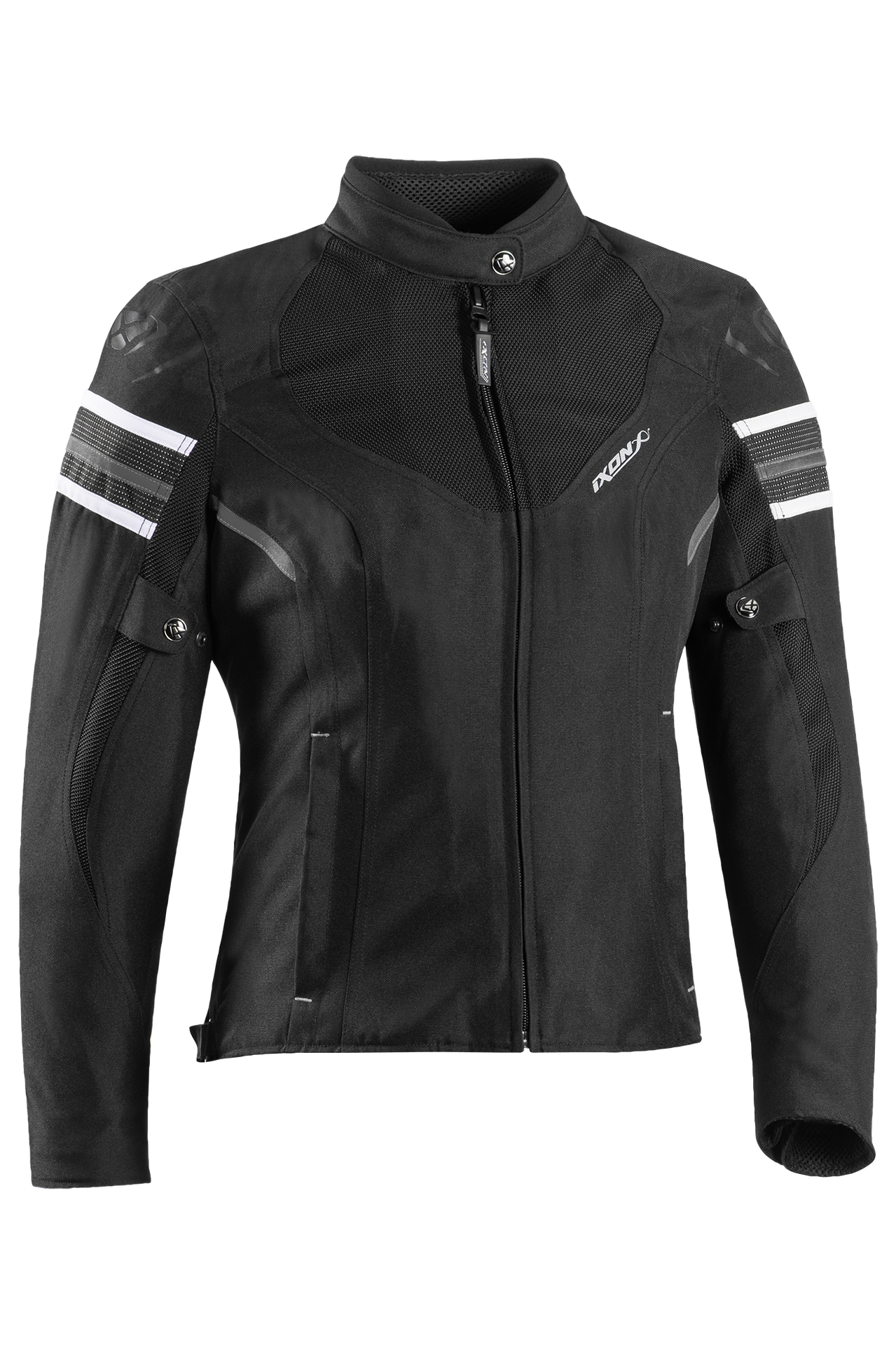 Kurtka Motocyklowa Ixon Ilana EVO Damska Czarny/Złamany Biały3XL