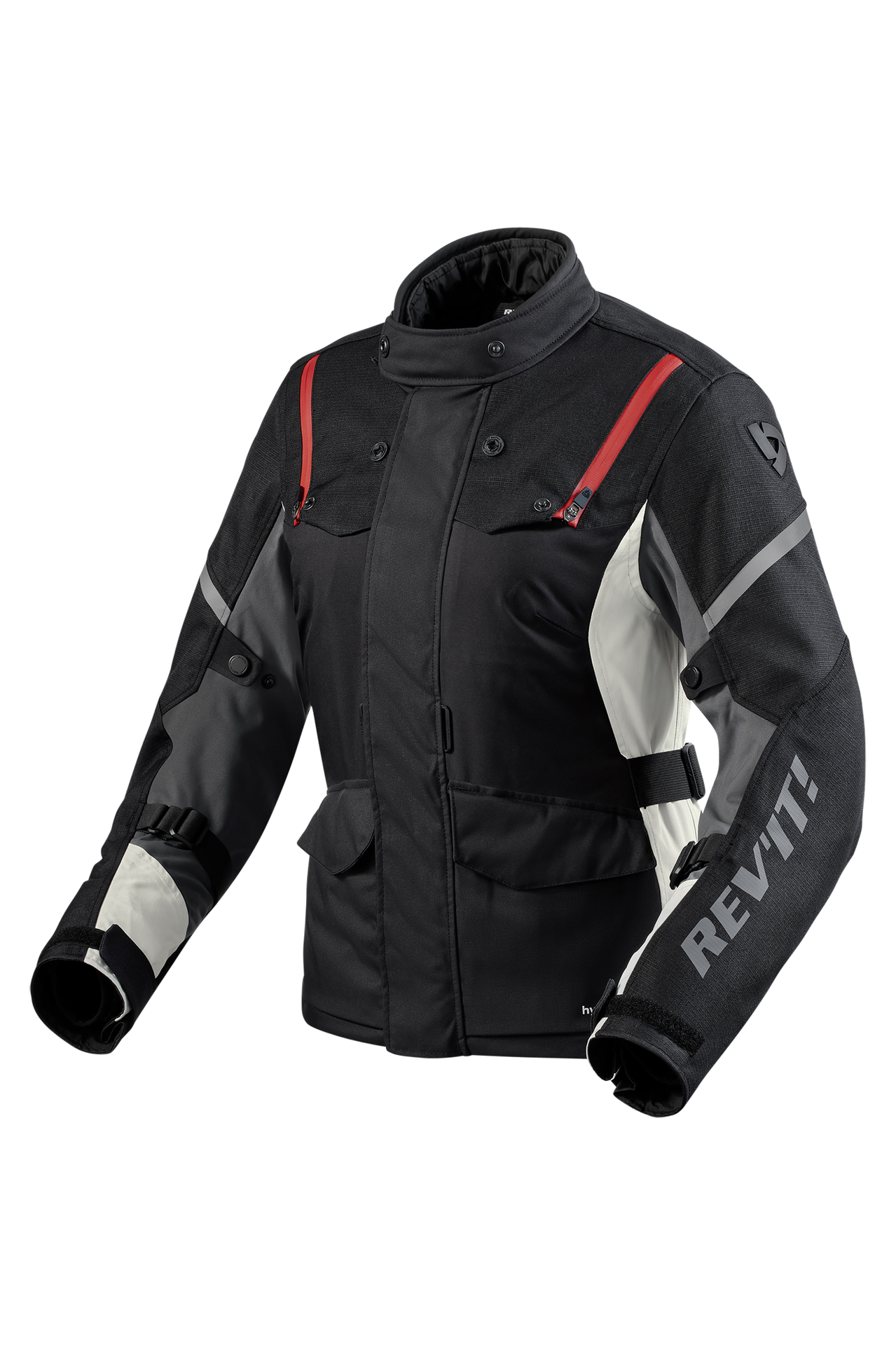 Kurtka Motocyklowa Damska Rev'it! Horizon 3 H2O Czarny/Czerwony40