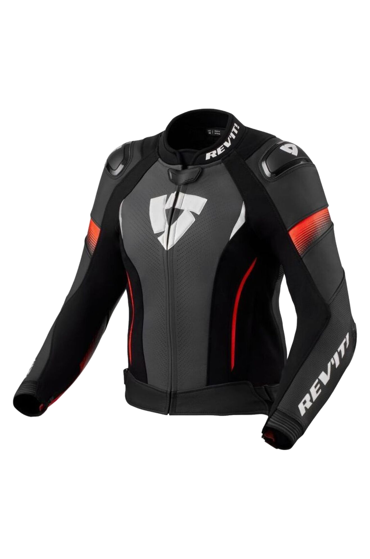 Kurtka Motocyklowa Rev'It! Xena 4 Pro Damska Czarny/Neonowy Czerwony46