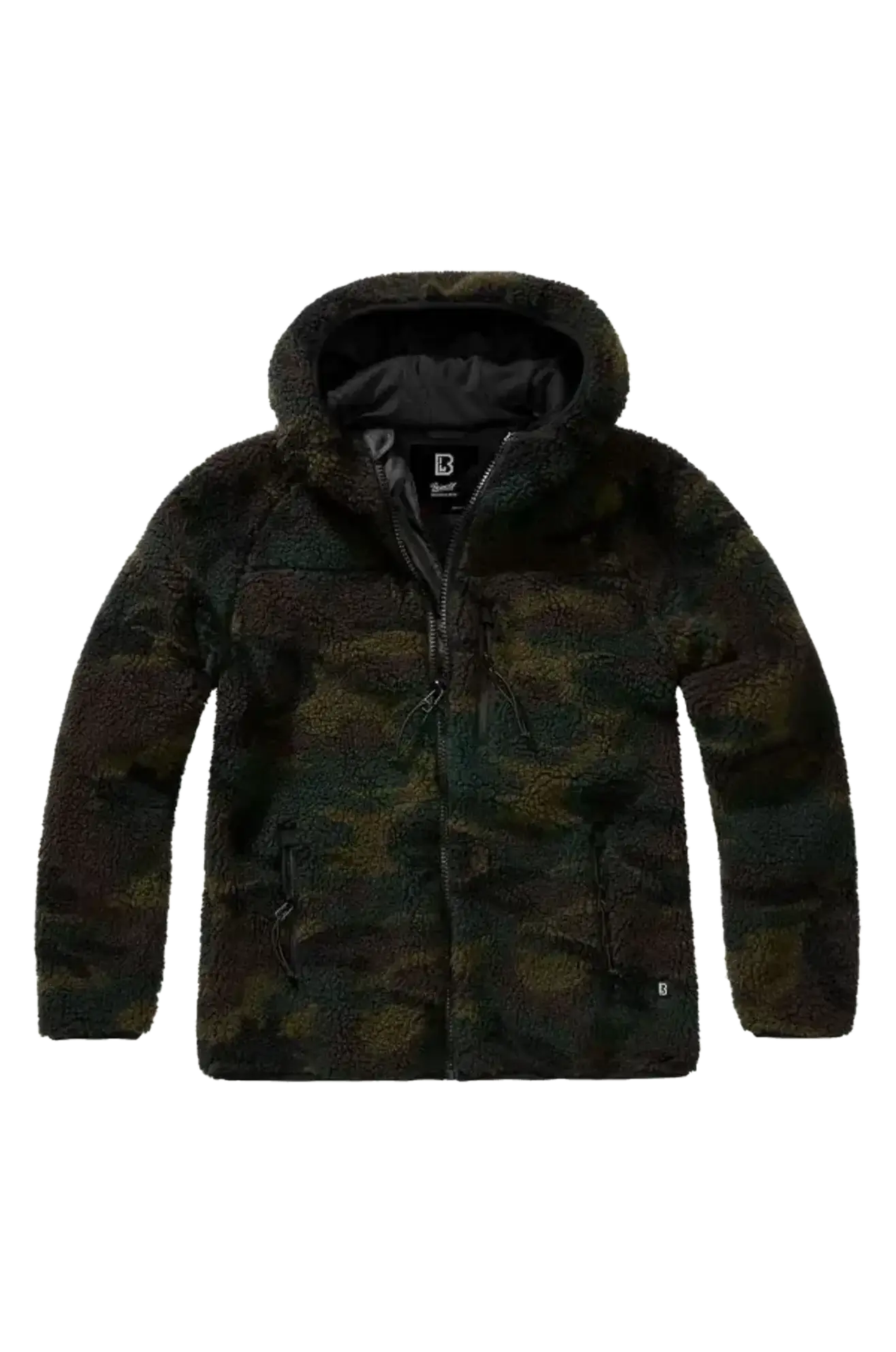 Kurtka Damska Brandit Teddyfleece Kaptur WoodlandXS