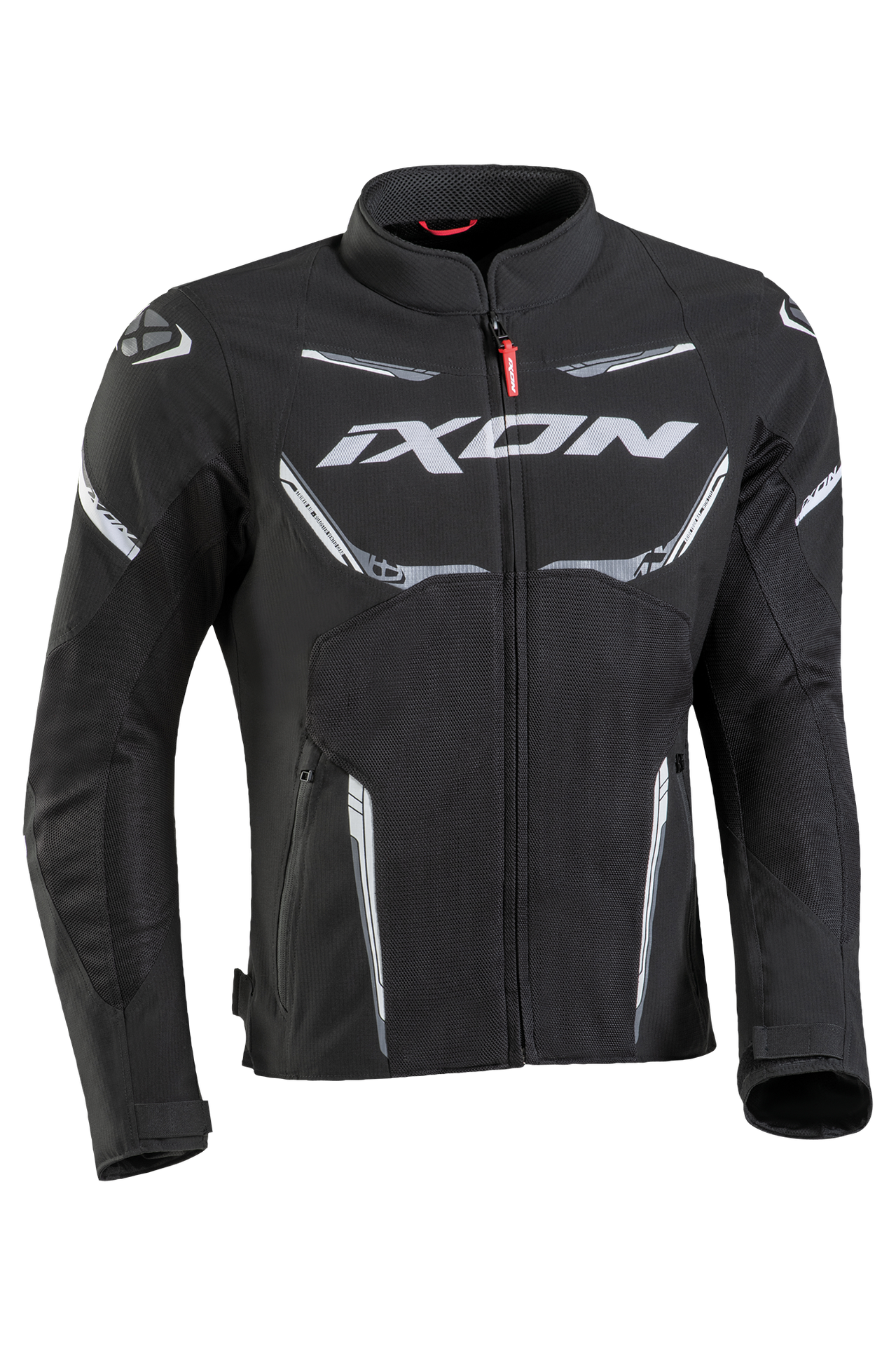 Kurtka Motocyklowa Ixon Striker Air Czarny/Złamany BiałyM