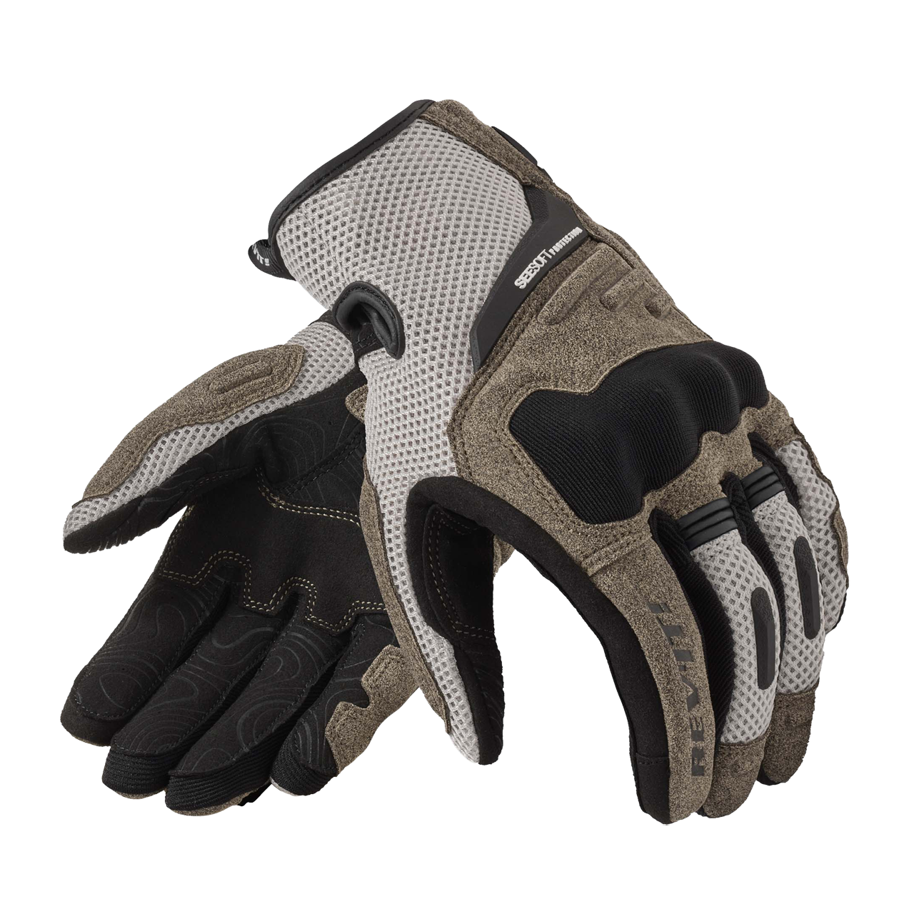 Rękawice Motocyklowe REV'IT! Cavern Damskie Piaskowy/CzarnyXS