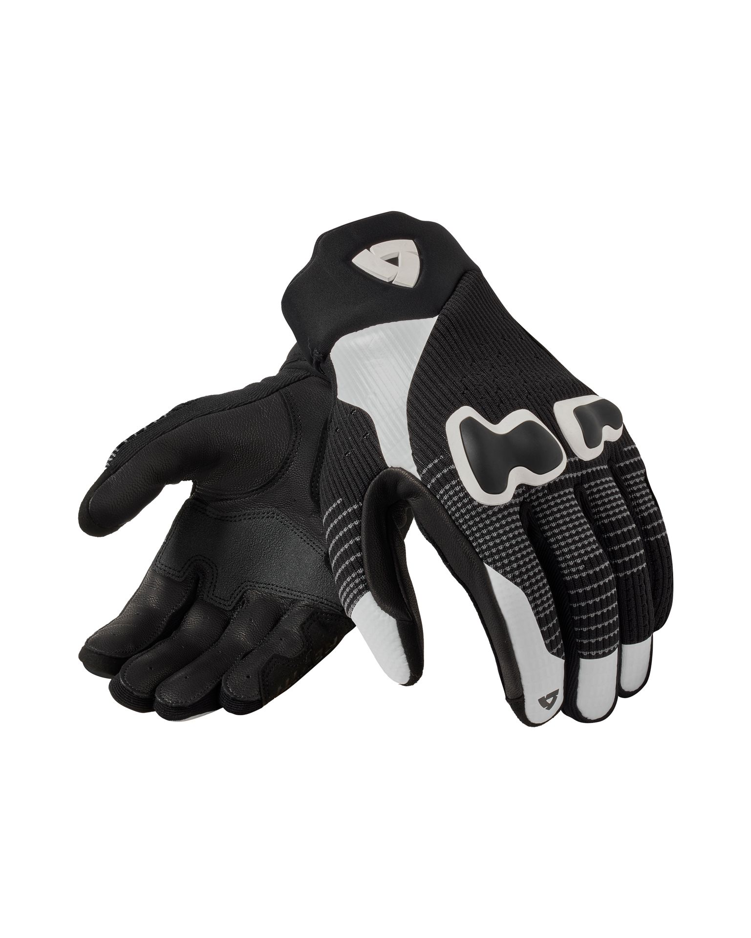 Rękawice Motocyklowe REV'IT! Kinetic 2 Czarny/Złamany BiałyL