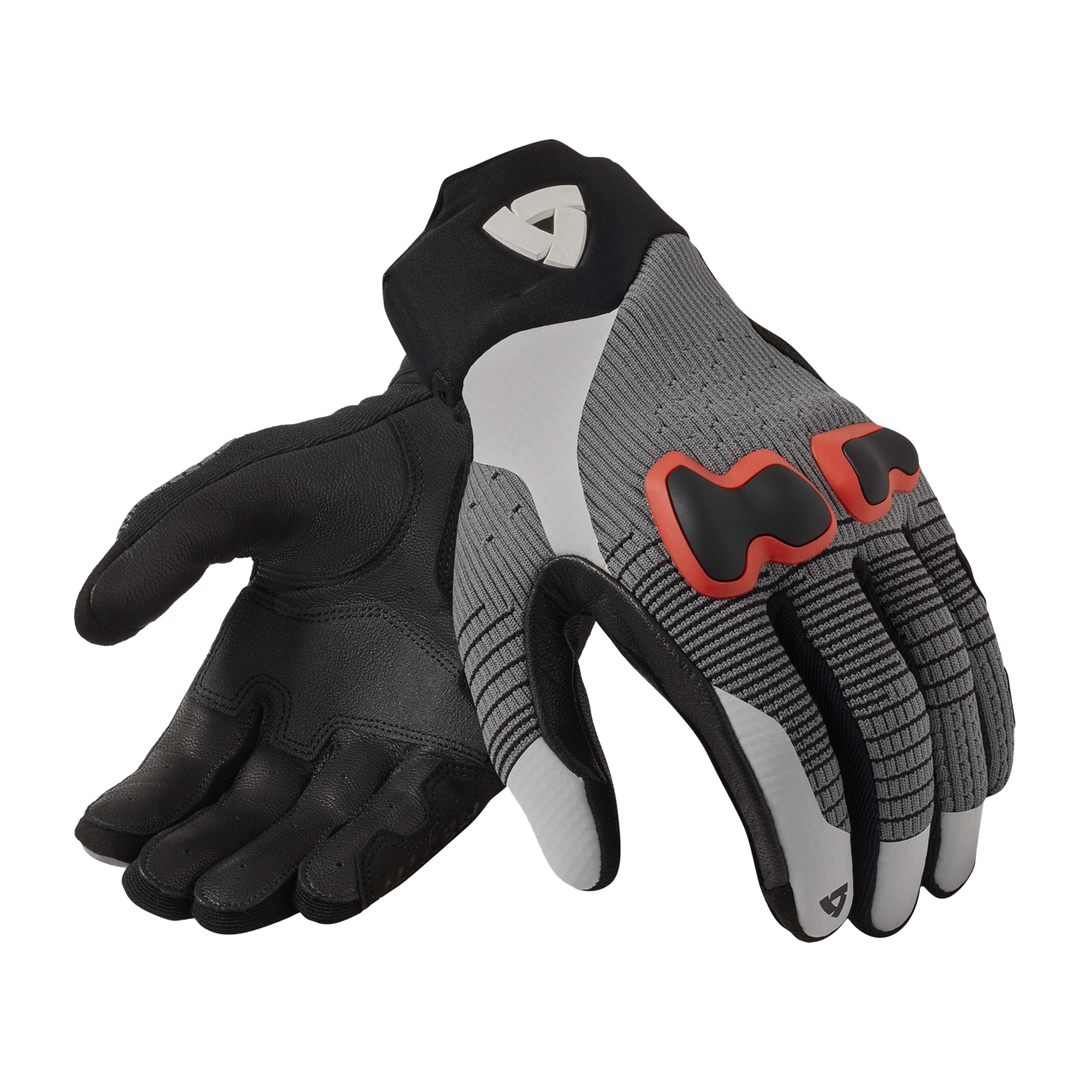 Rękawice Motocyklowe REV'IT! Kinetic 2 Szary/CzerwonyS