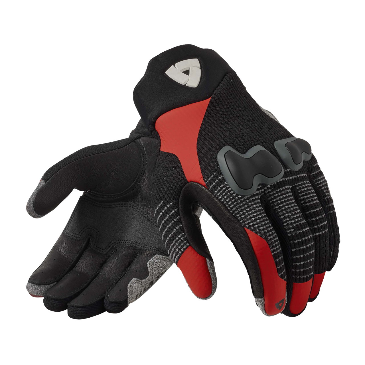 Rękawice Motocyklowe REV'IT! Kinetic 2 Czarny/CzerwonyL