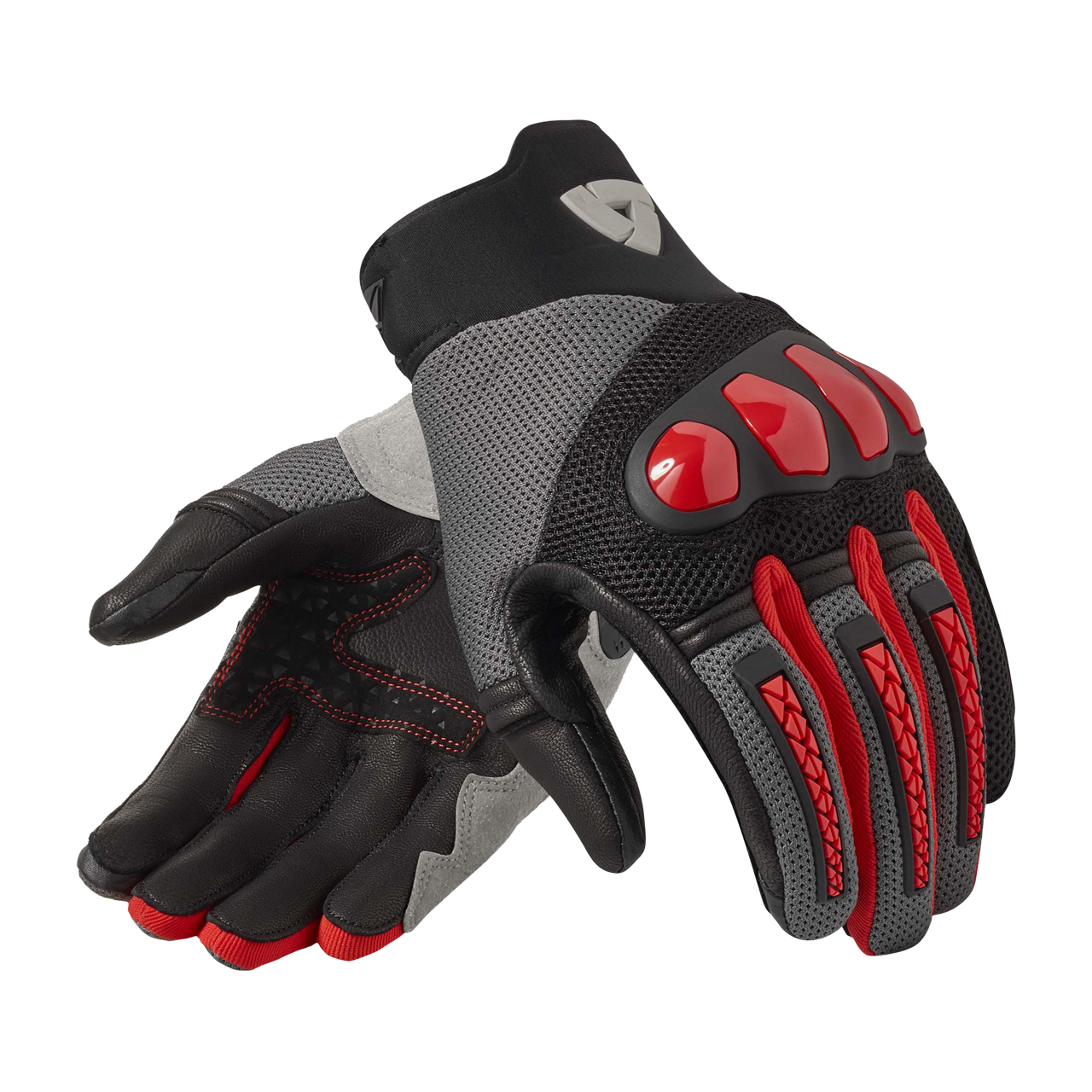 Rękawice Motocyklowe REV'IT! Speedart Air Szary/CzerwonyS