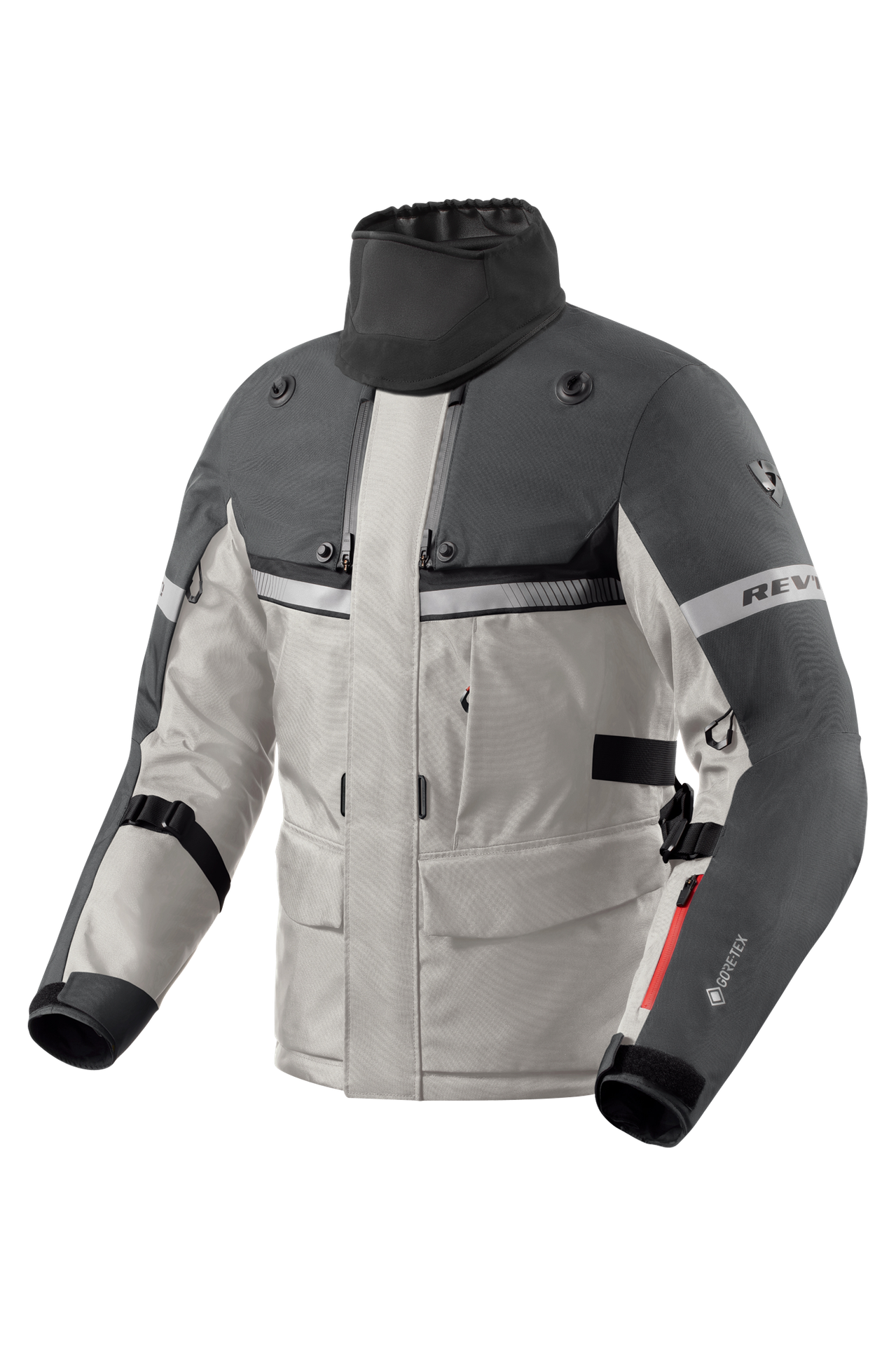 Kurtka Motocyklowa Rev'it! Poseidon 3 GTX Srebrny/AntracytowyXXL