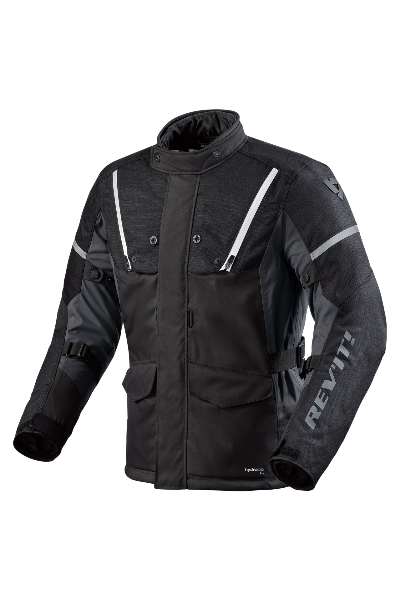 Kurtka Motocyklowa Rev'it! Horizon 3 H2O Czarny/Złamany Biały3XL