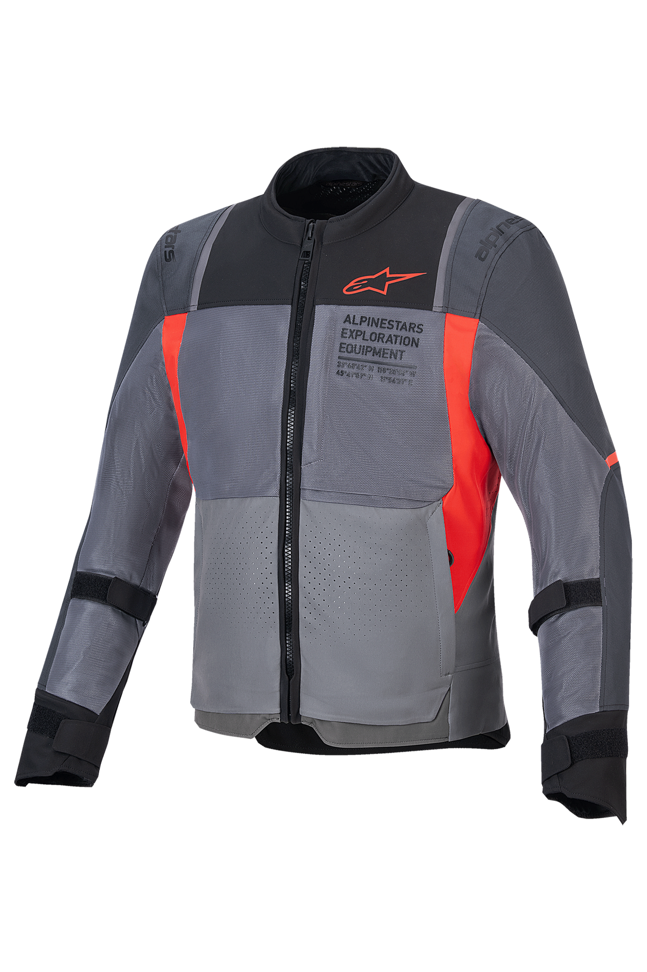Kurtka Motocyklowa Alpinestars St-2 Air Ciemnoszary/JasnoczerwonyS
