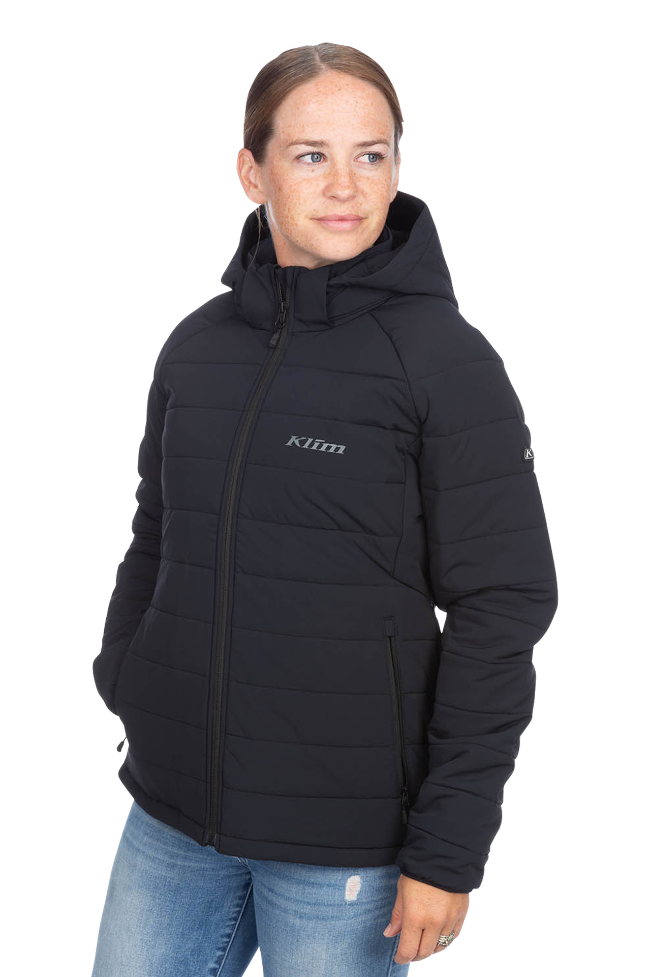 Kurtka z Kapturem Klim Waverly Stretch Insulated Damska CzarnyXS